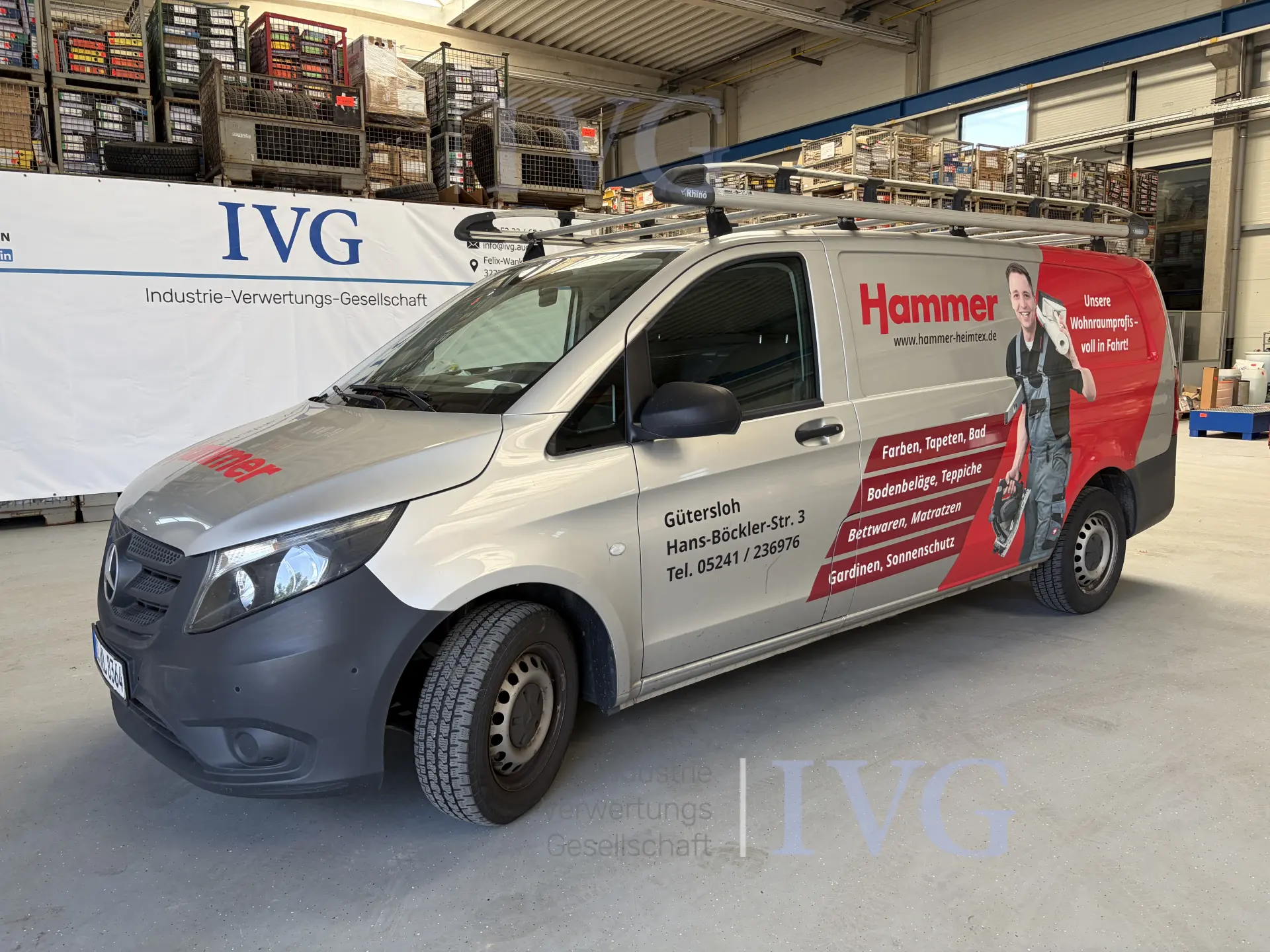 Van MERCEDES-BENZ Vito – kavel bij IVG, Kirchlengern