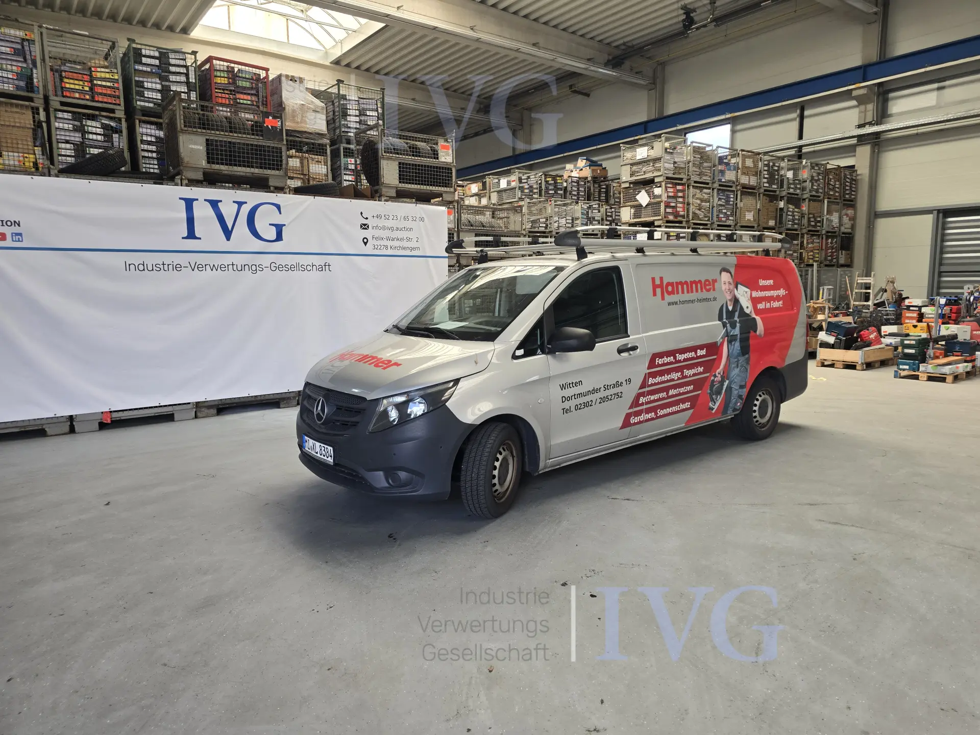 Van MERCEDES-BENZ Vito – kavel bij IVG, Kirchlengern