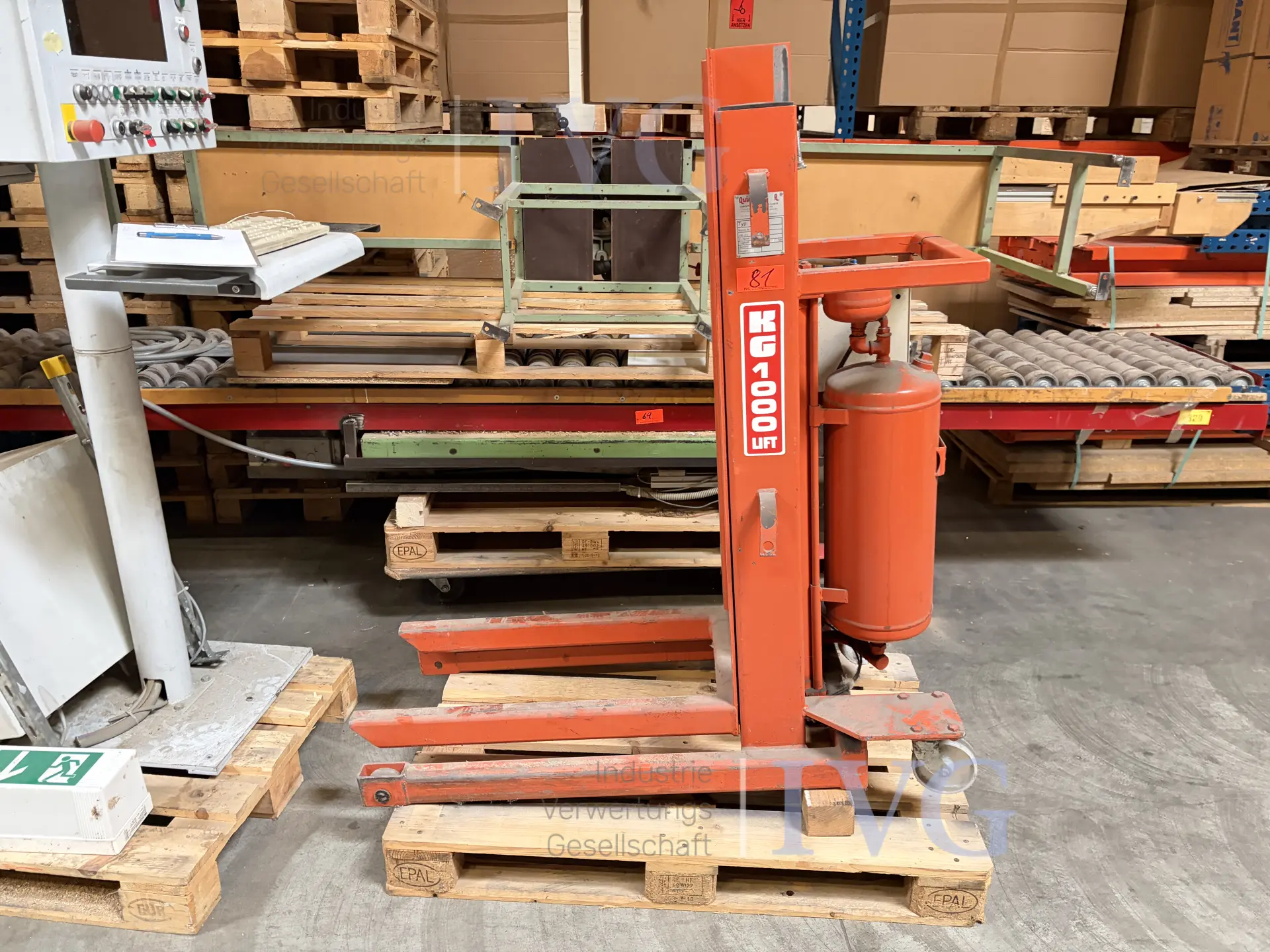 Hochhubwagen QUICK WOOD AKA – foto 6 – kavel bij IVG, Salzkotten-Mantinghausen