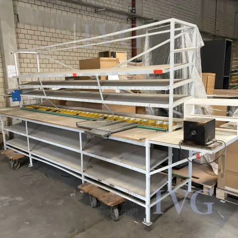 Arbeitstisch zum Packen von Beschlagbeutel