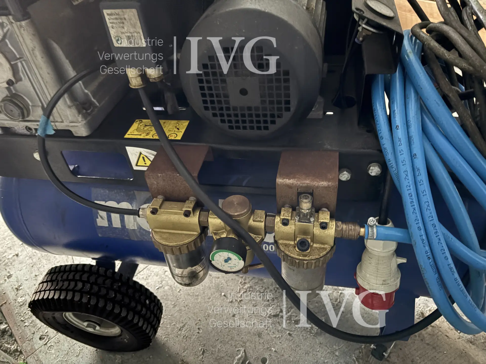 Kolbenkompressor METABO Mega 700 D – foto 2 – kavel bij IVG, Isenbüttel