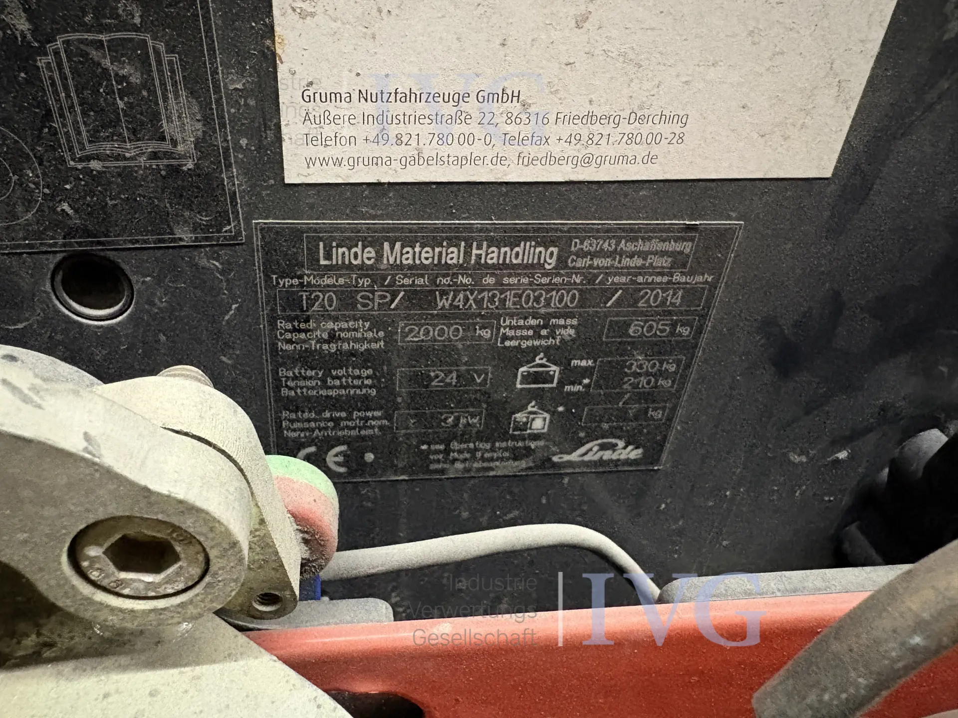 E-Mitfahr-Niederhubwagen LINDE T20 SP – foto 4 – kavel bij IVG, Gaimersheim