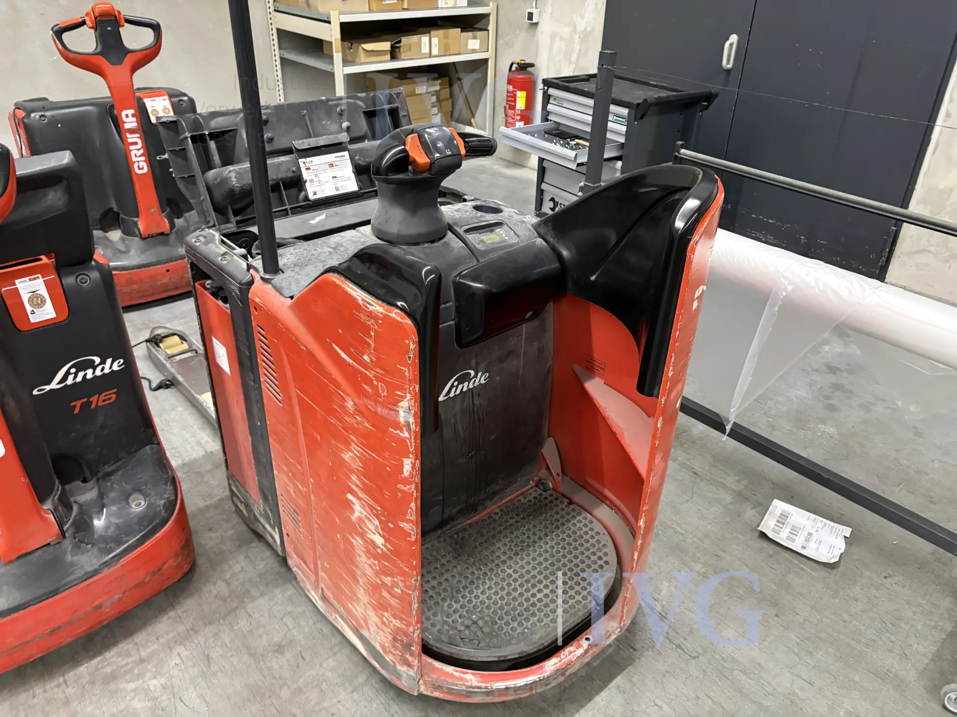 E-Mitfahr-Niederhubwagen LINDE T20 SP – foto 2 – kavel bij IVG, Gaimersheim