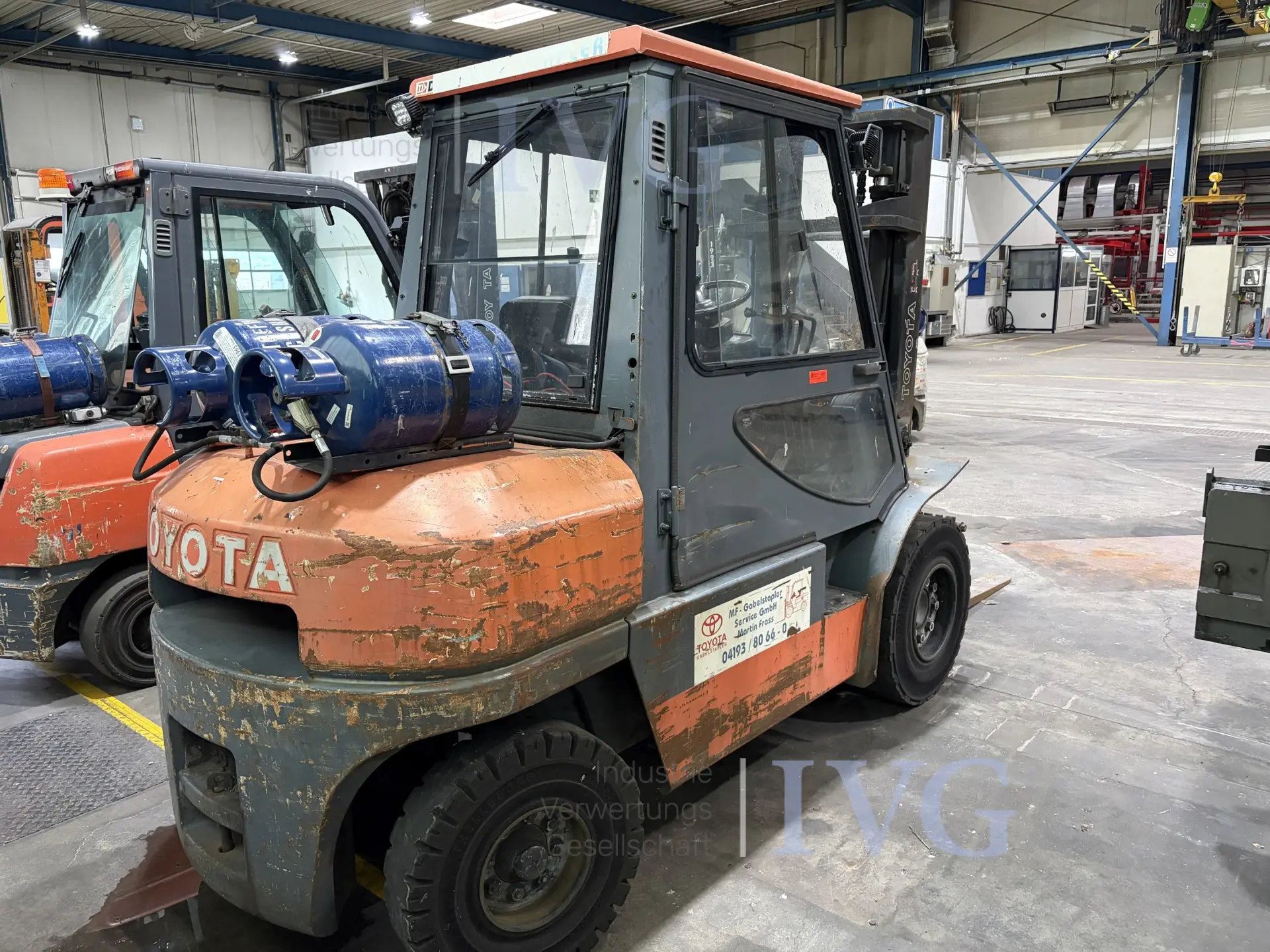 Treibgas-Gabelstapler (spätere Herausgabe/Abholung) TOYOTA 50 6FG 4.5 – foto 4 – kavel bij IVG, Neumünster