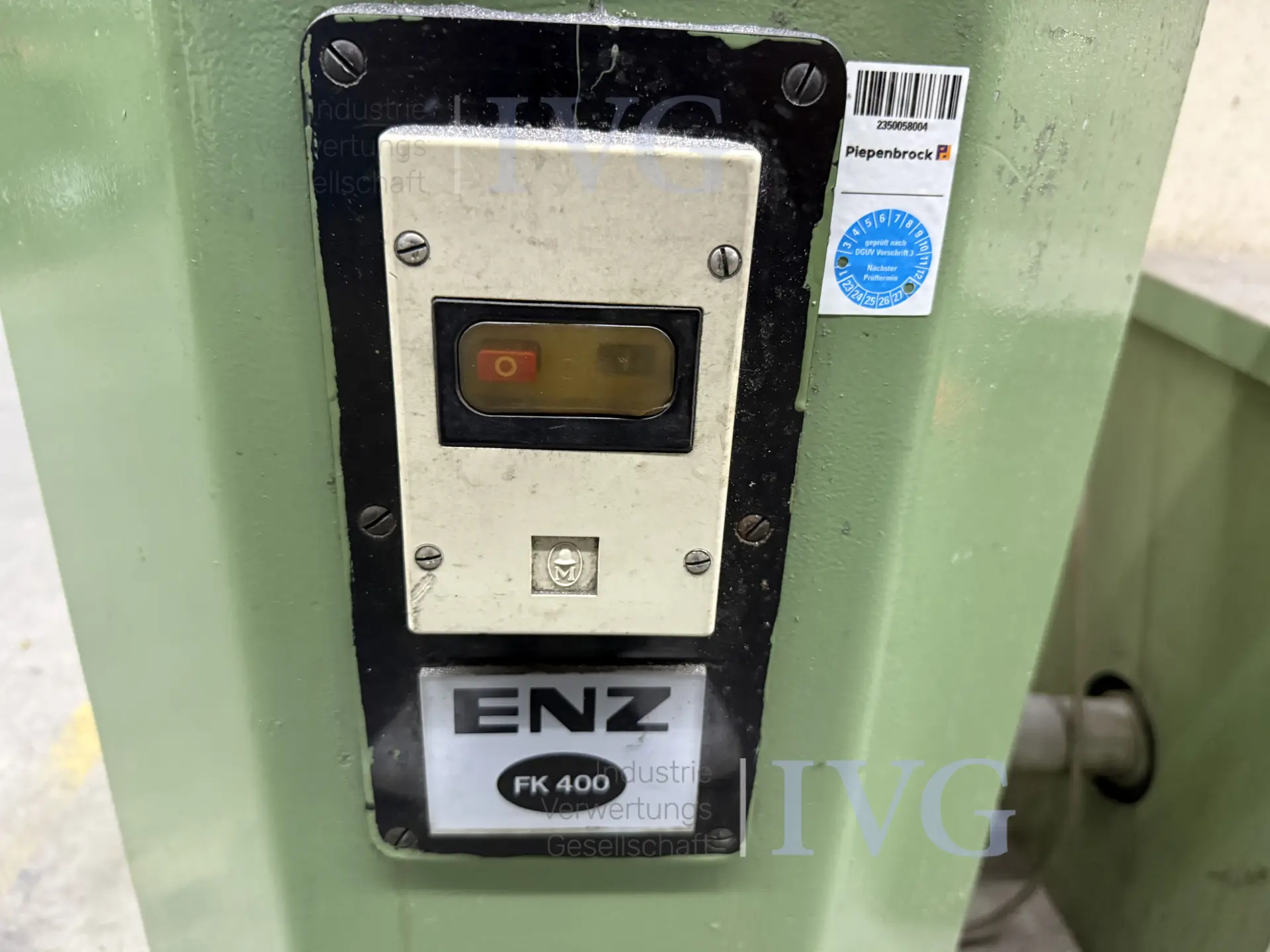 Kantenschleifmaschine ENZ FK400 – foto 4 – kavel bij IVG, Neumünster