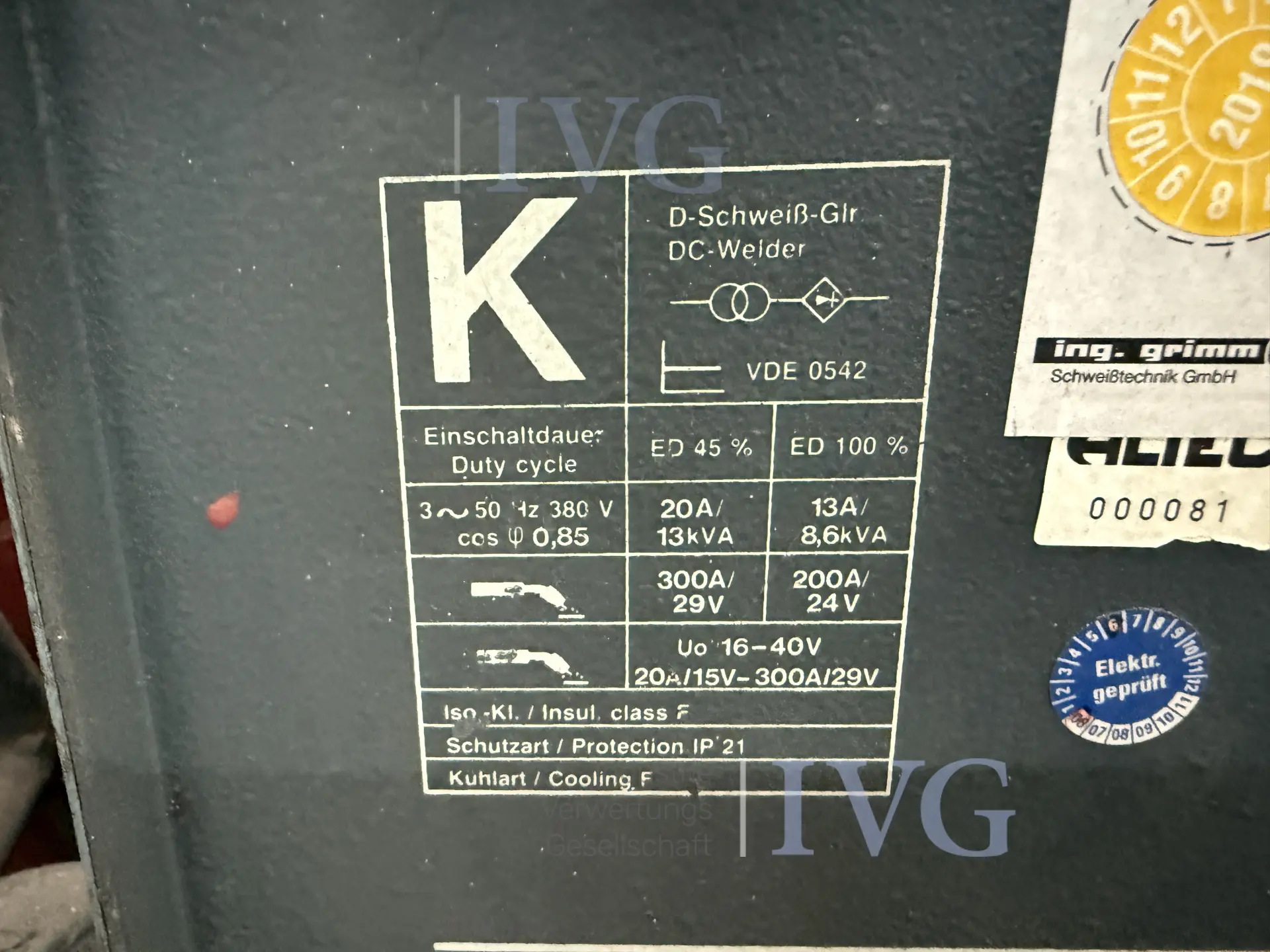 Schutzgas-Schweißgerät ESS MIG-MAG 300M – foto 5 – kavel bij IVG, Neumünster