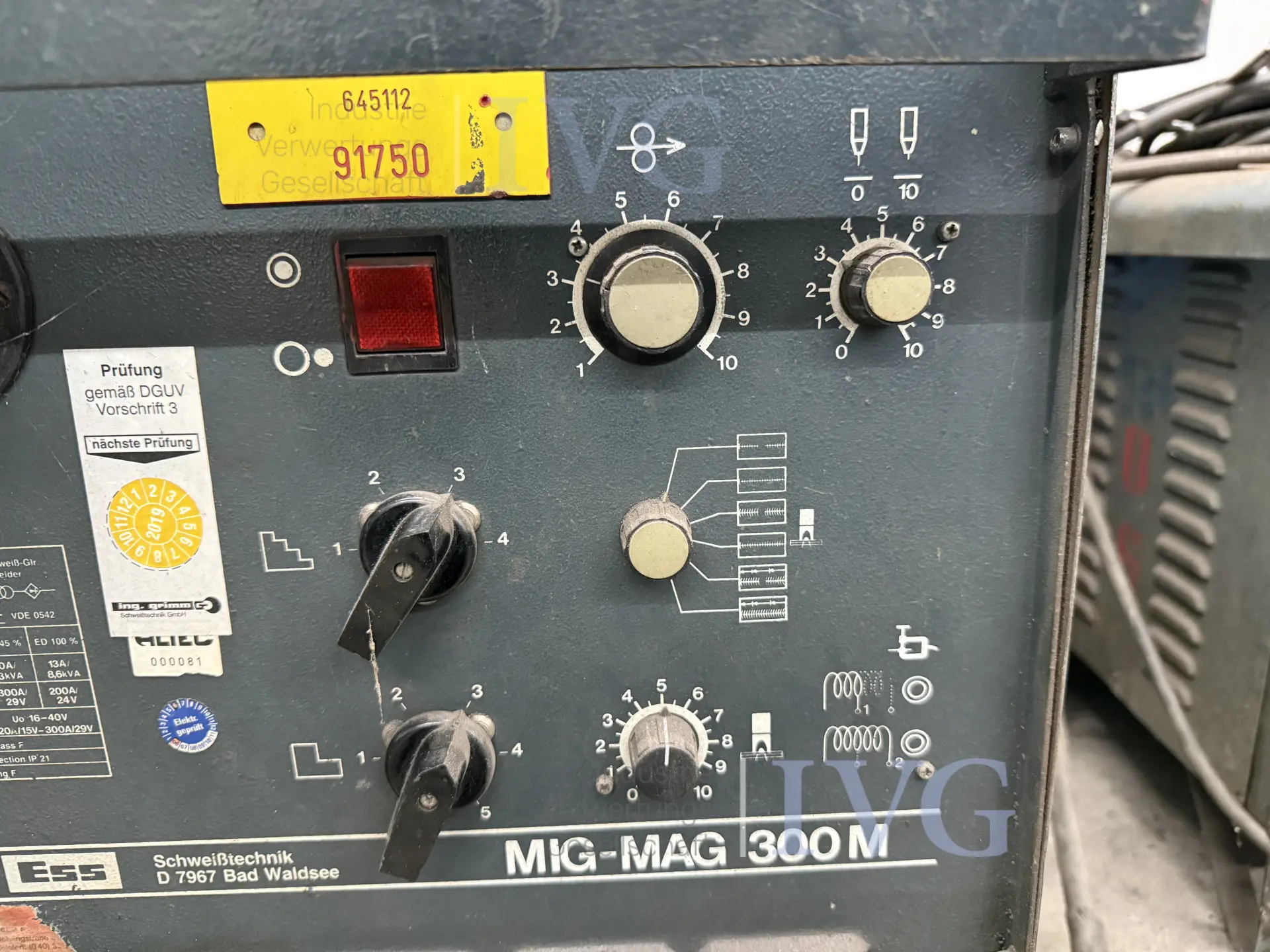 Schutzgas-Schweißgerät ESS MIG-MAG 300M – foto 4 – kavel bij IVG, Neumünster