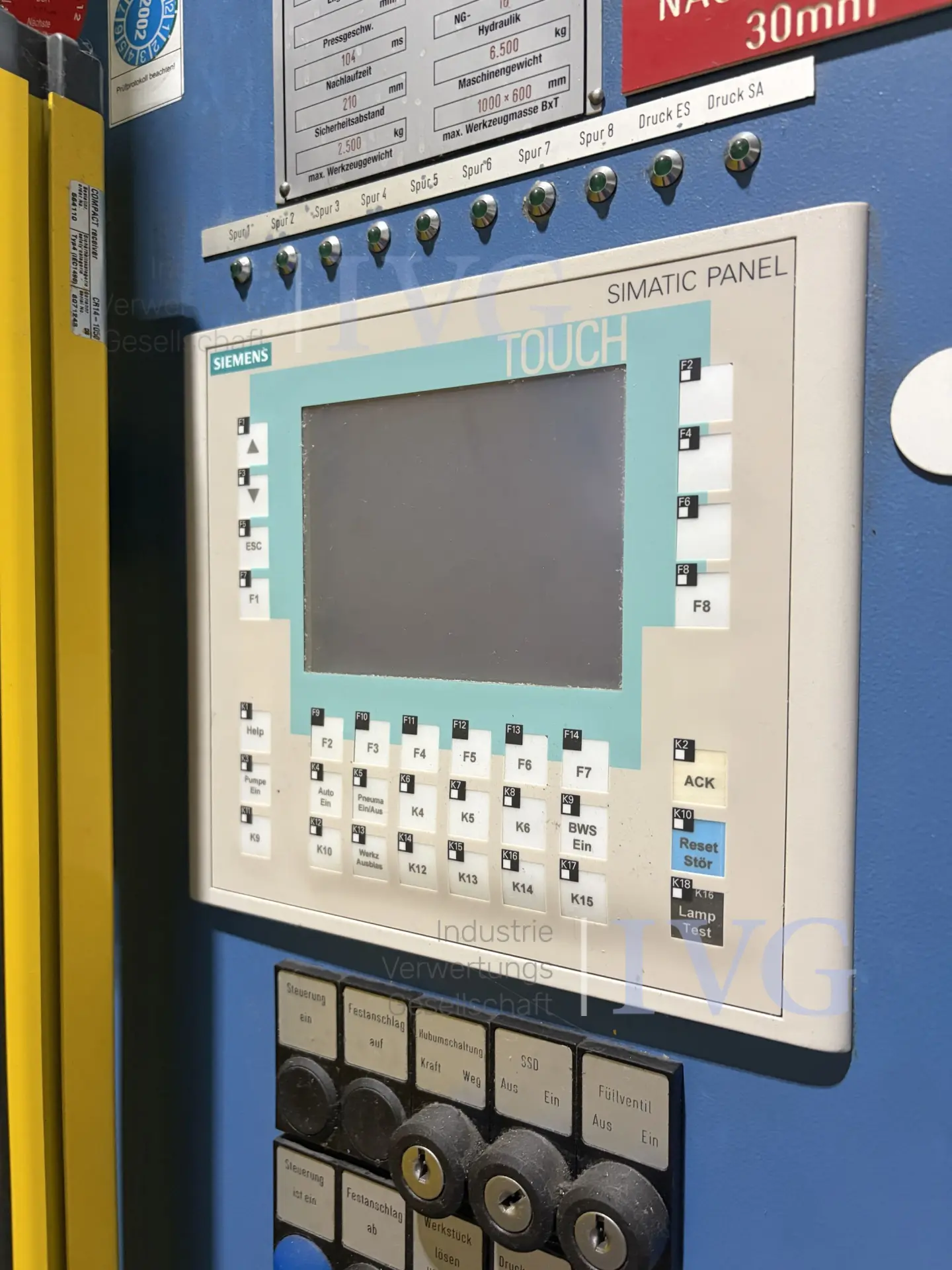 hydraulische Einständerpresse OEVERMANN & NIEDRINGHAUS ESP-100 – foto 5 – kavel bij IVG, Neumünster