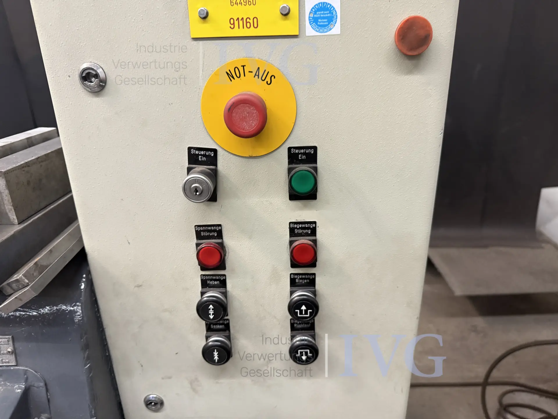 Schwenkbiegemaschine HZR20/1579 – foto 6 – kavel bij IVG, Neumünster