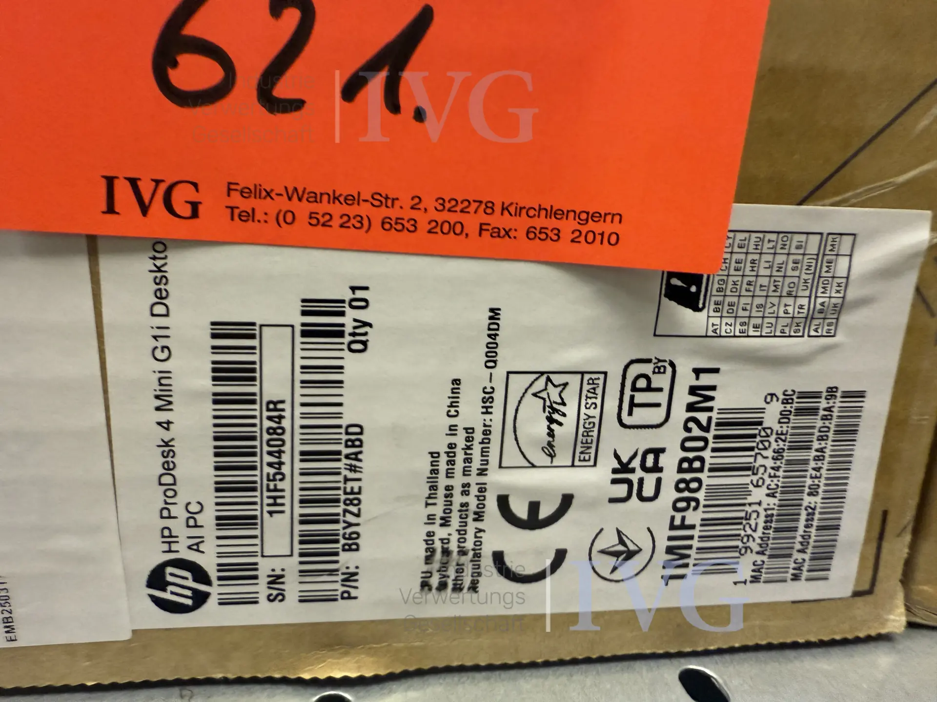 Posten PC-Hardware – foto 7 – kavel bij IVG, Neumünster
