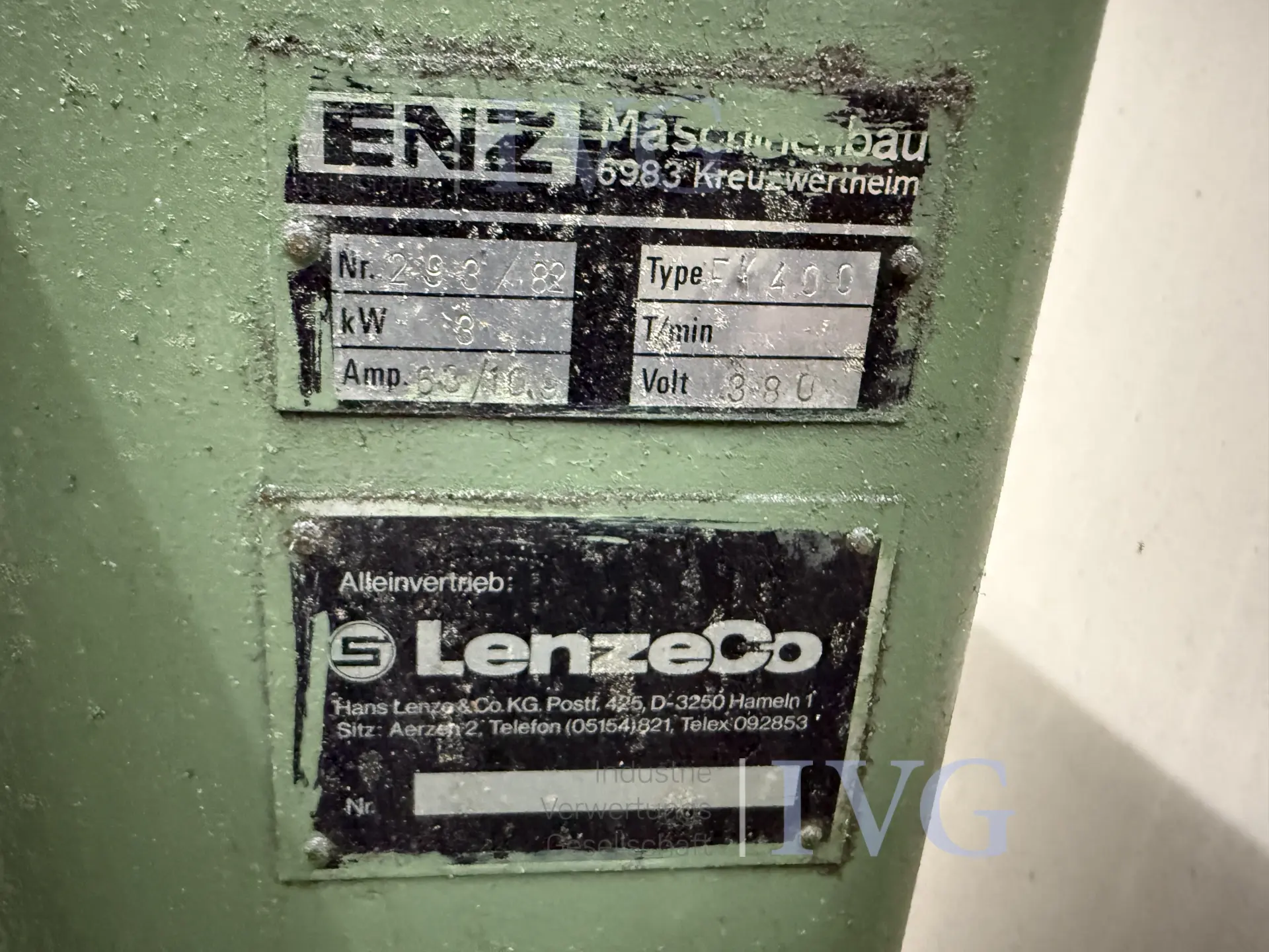 Kantenschleifmaschine ENZ FK400 – foto 6 – kavel bij IVG, Neumünster