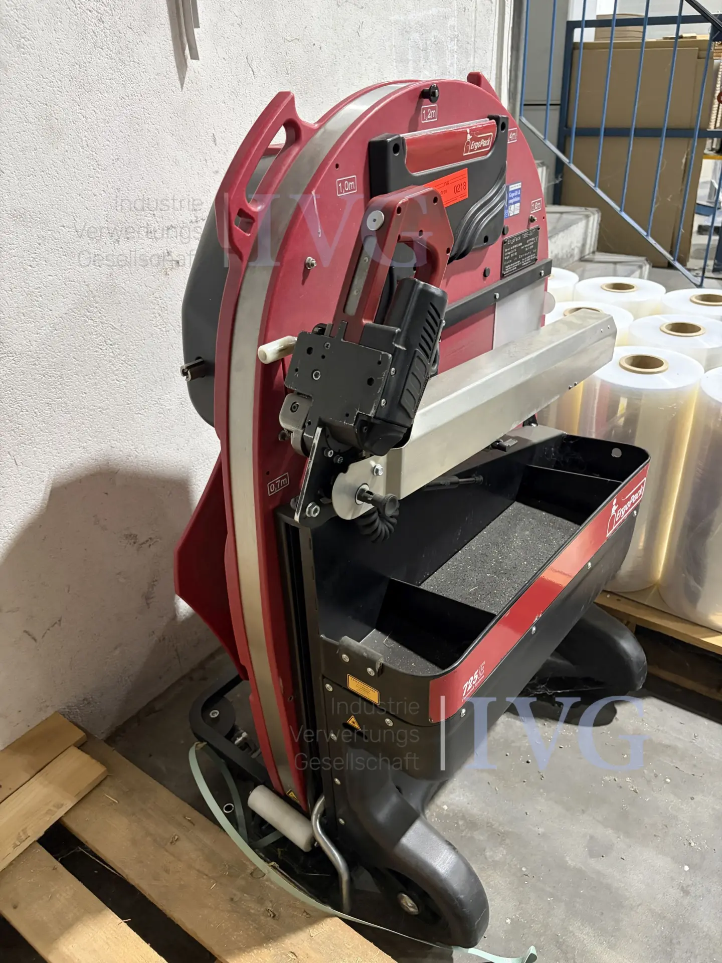automatisches Packbandsystem ERGOPACK 725E-2017 – foto 2 – kavel bij IVG, Neumünster
