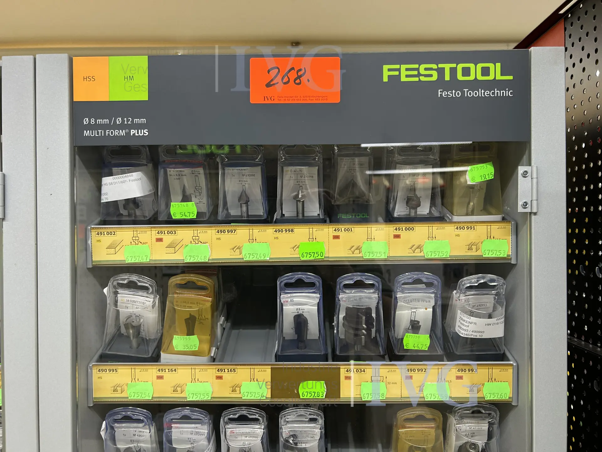 umfangreicher Bestand Fräswerkzeuge FESTOOL – foto 10 – kavel bij IVG, Bielefeld
