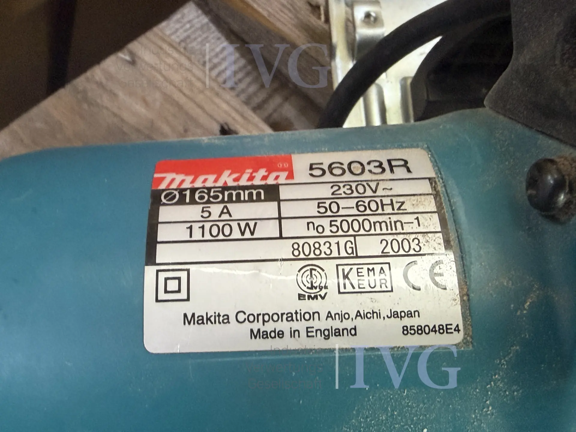Handkreissäge MAKITA 5603R – foto 3 – kavel bij IVG, Bielefeld