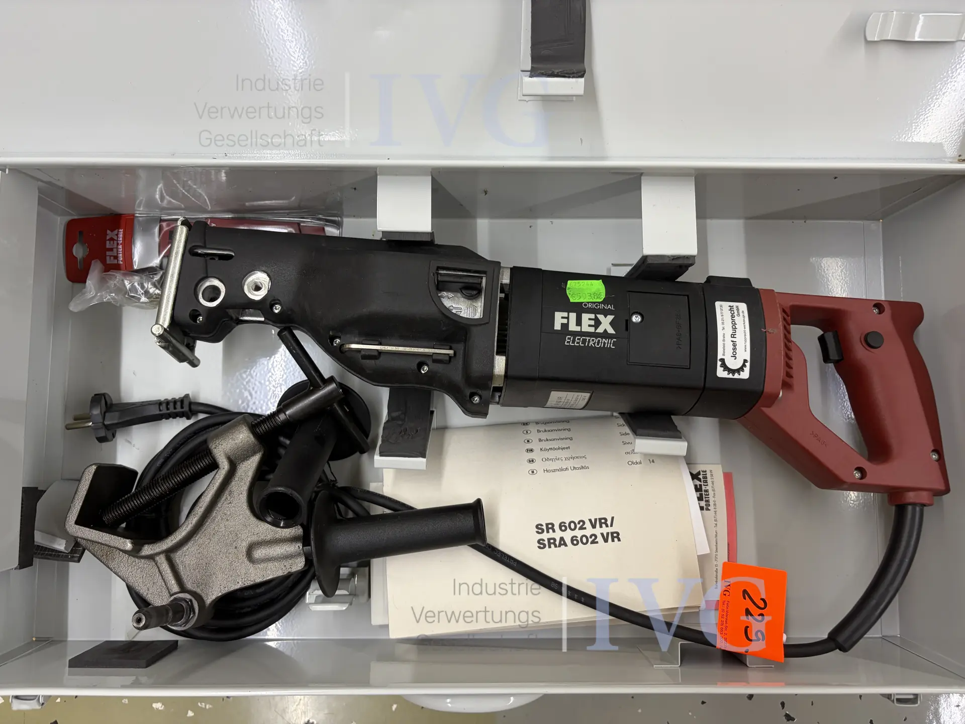 Säbelsäge FLEX SR 602 VR – foto 3 – kavel bij IVG, Bielefeld