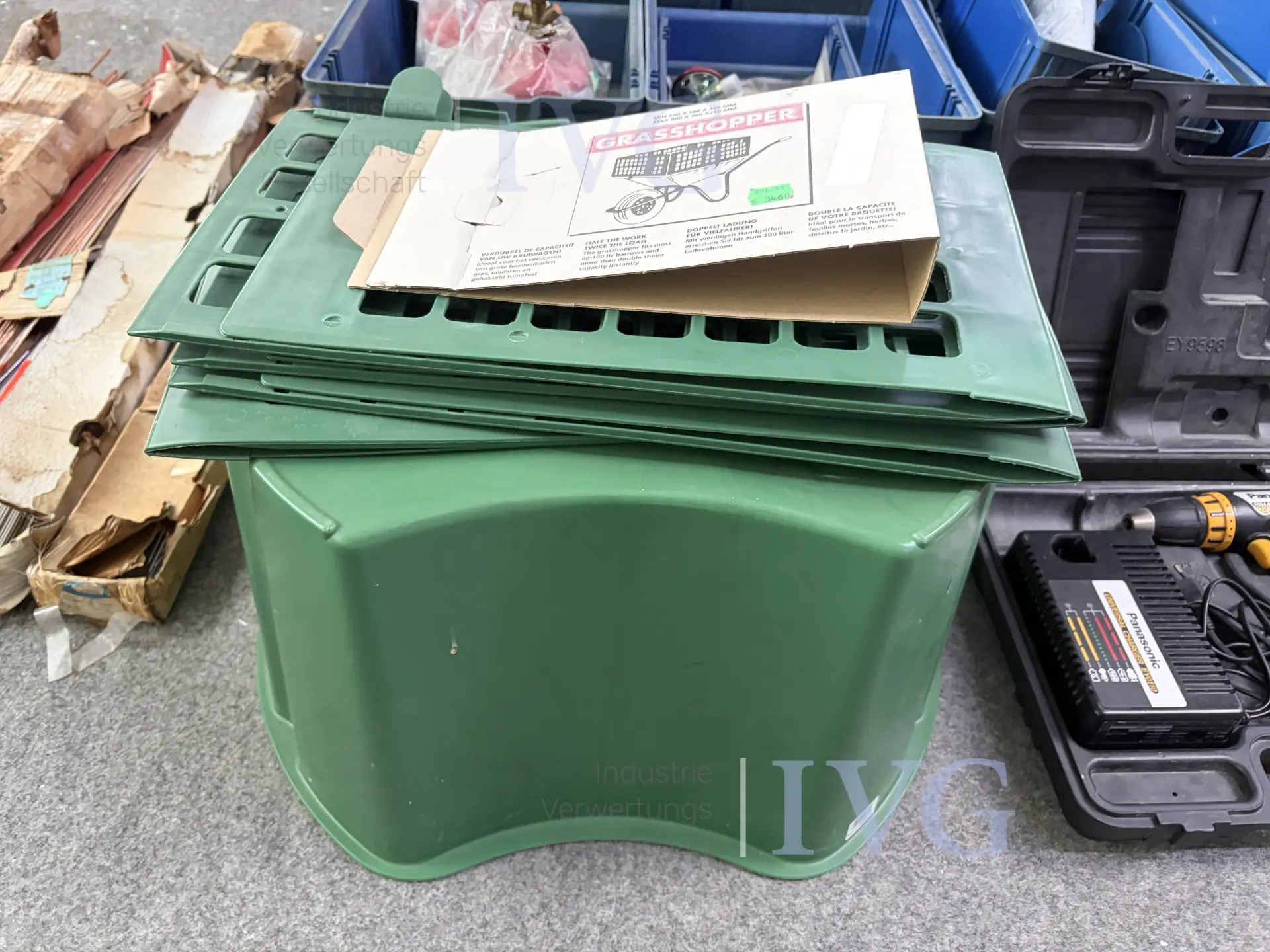 Kunststoff-Behälter (grün) – foto 3 – kavel bij IVG, Bielefeld