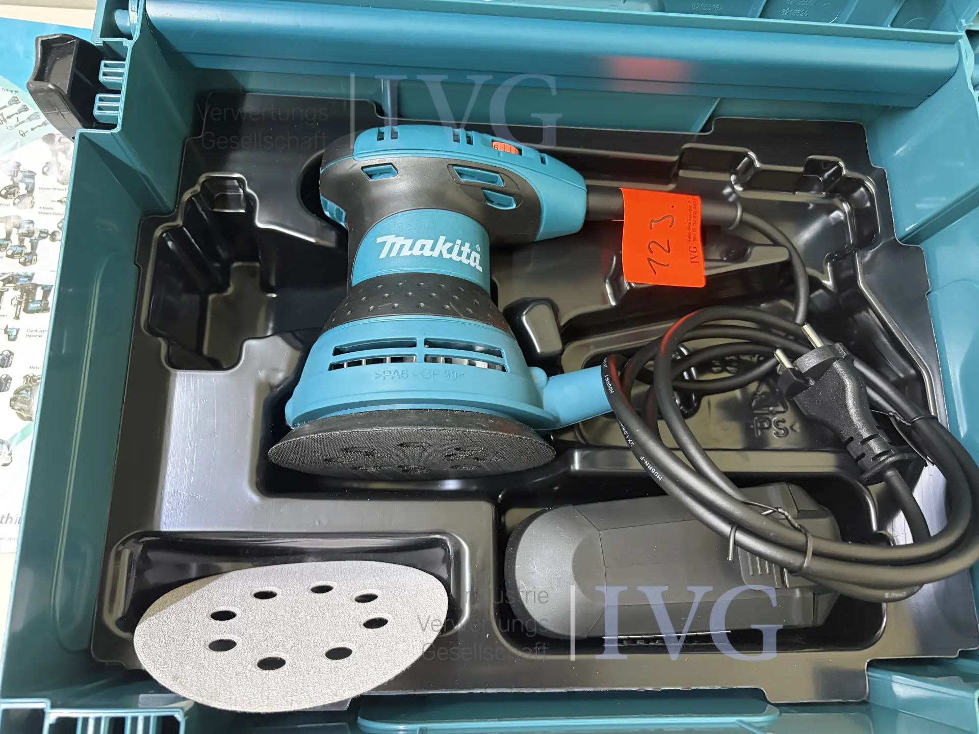 Exzenterschleifer MAKITA BO5031J – foto 5 – kavel bij IVG, Bielefeld