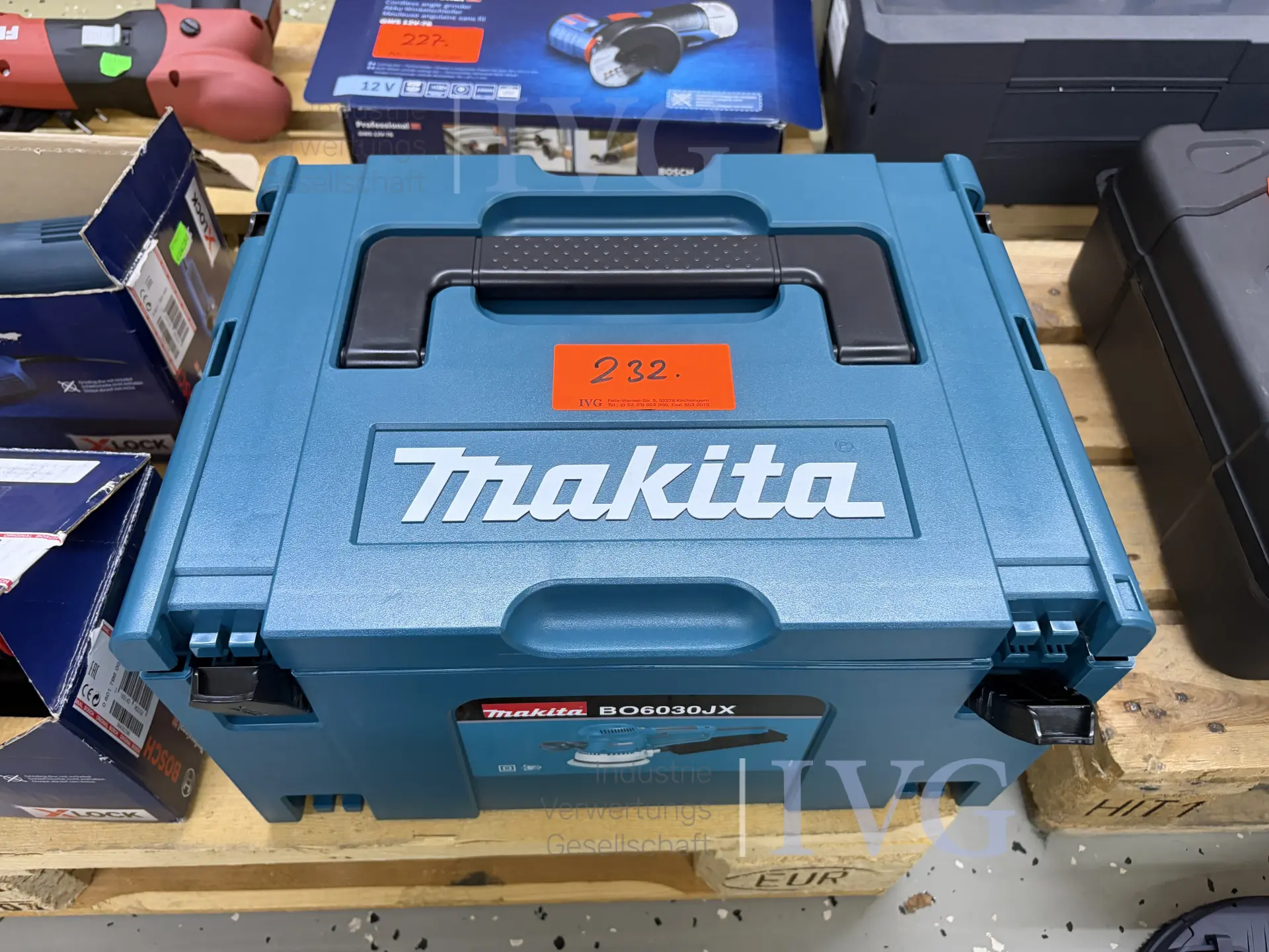 Exzenterschleifer MAKITA BO6030JX – foto 2 – kavel bij IVG, Bielefeld