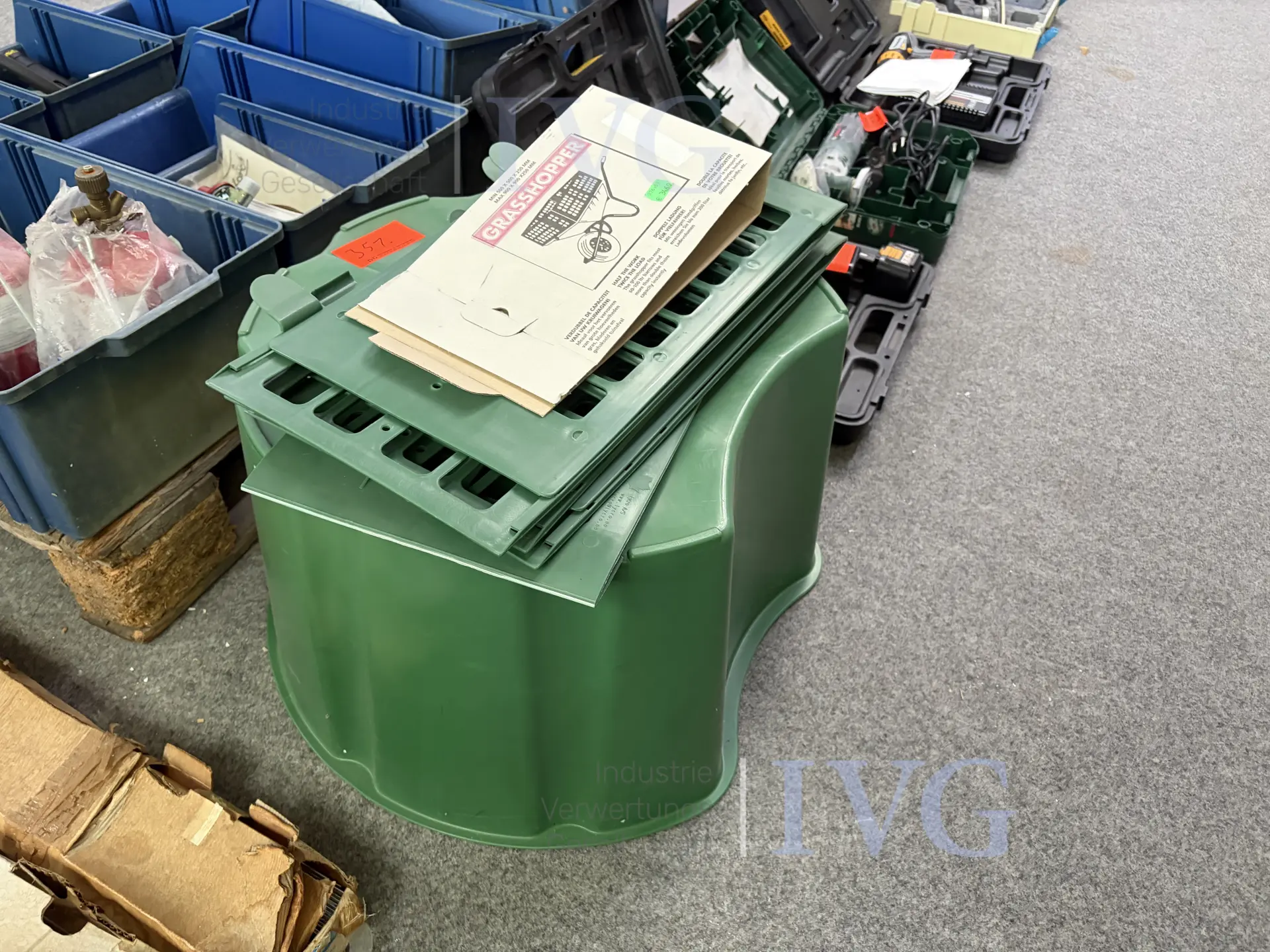 Kunststoff-Behälter (grün) – foto 2 – kavel bij IVG, Bielefeld