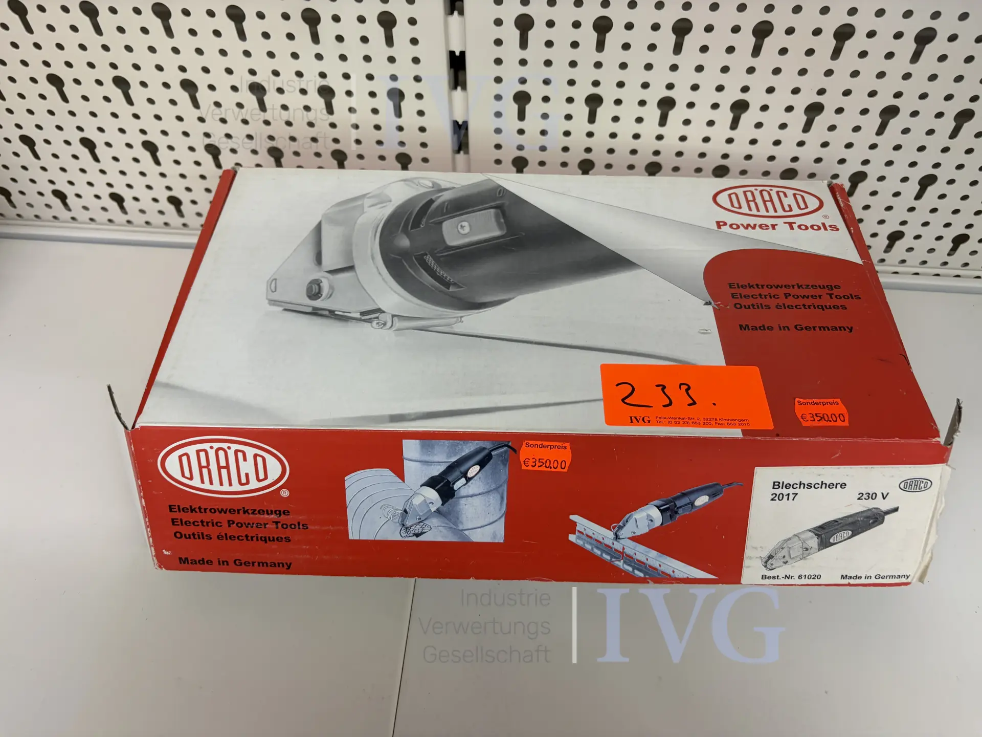 Blechschere DRACO Serie-F – foto 2 – kavel bij IVG, Bielefeld