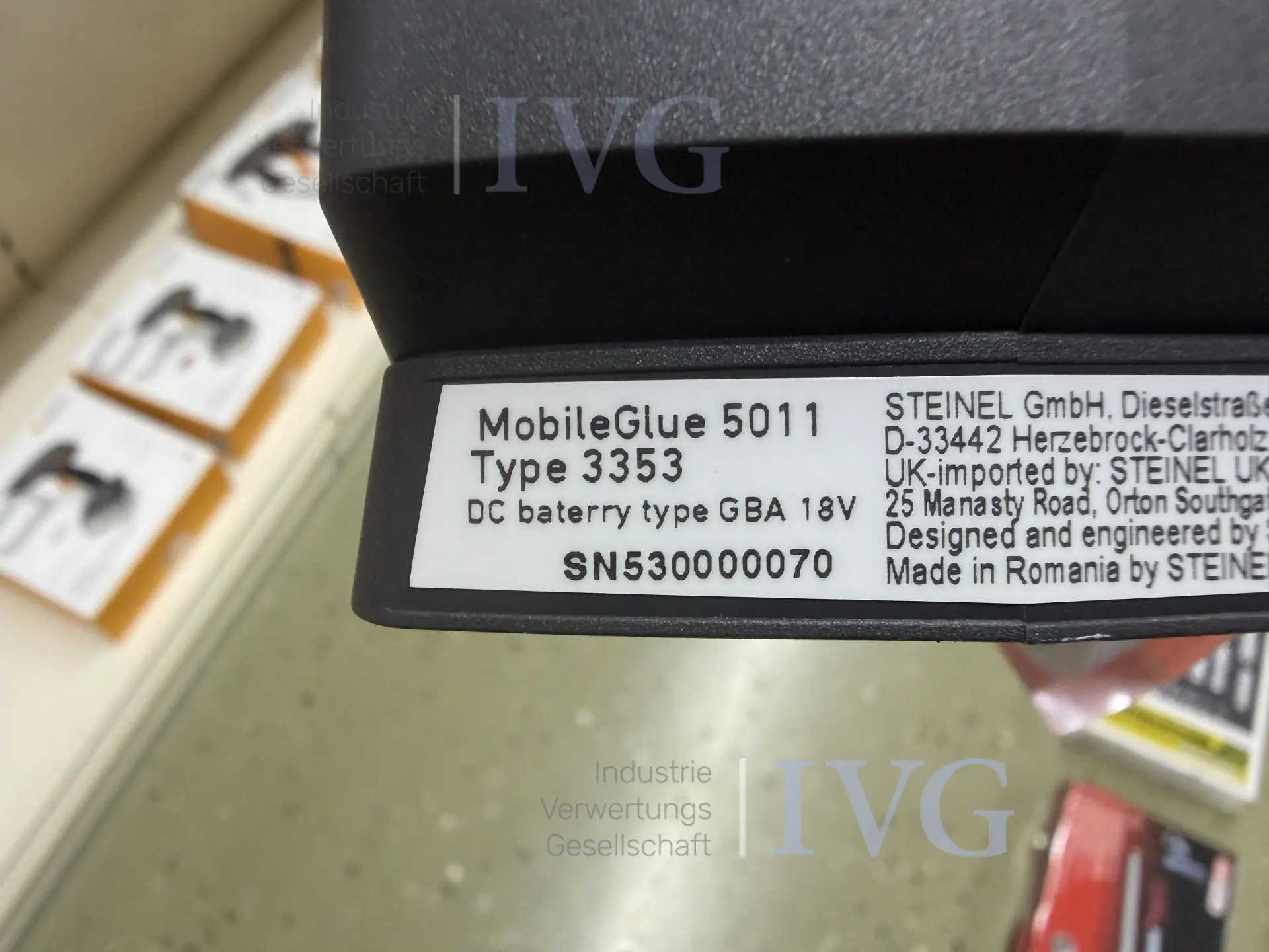 Akku-Heißklebepistole STEINEL MobileGlue 5011 AMP – foto 4 – kavel bij IVG, Bielefeld