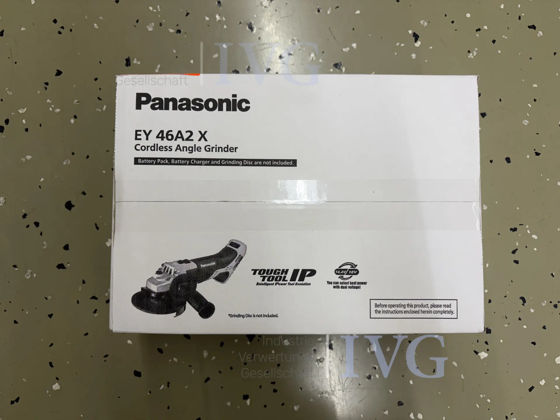 Akku-Winkelschleifer PANASONIC EY 46A2 X – foto 2 – kavel bij IVG, Bielefeld