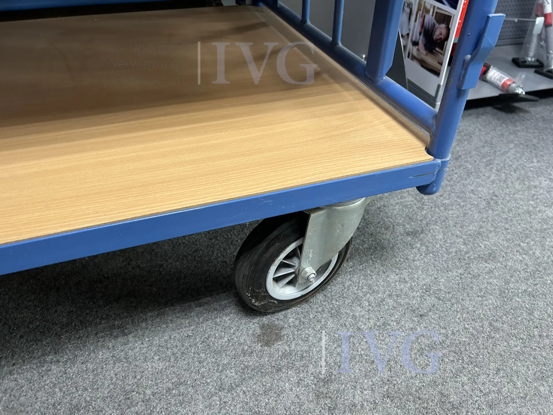 Transportwagen (blauw) – foto 4 – kavel bij IVG, Bielefeld