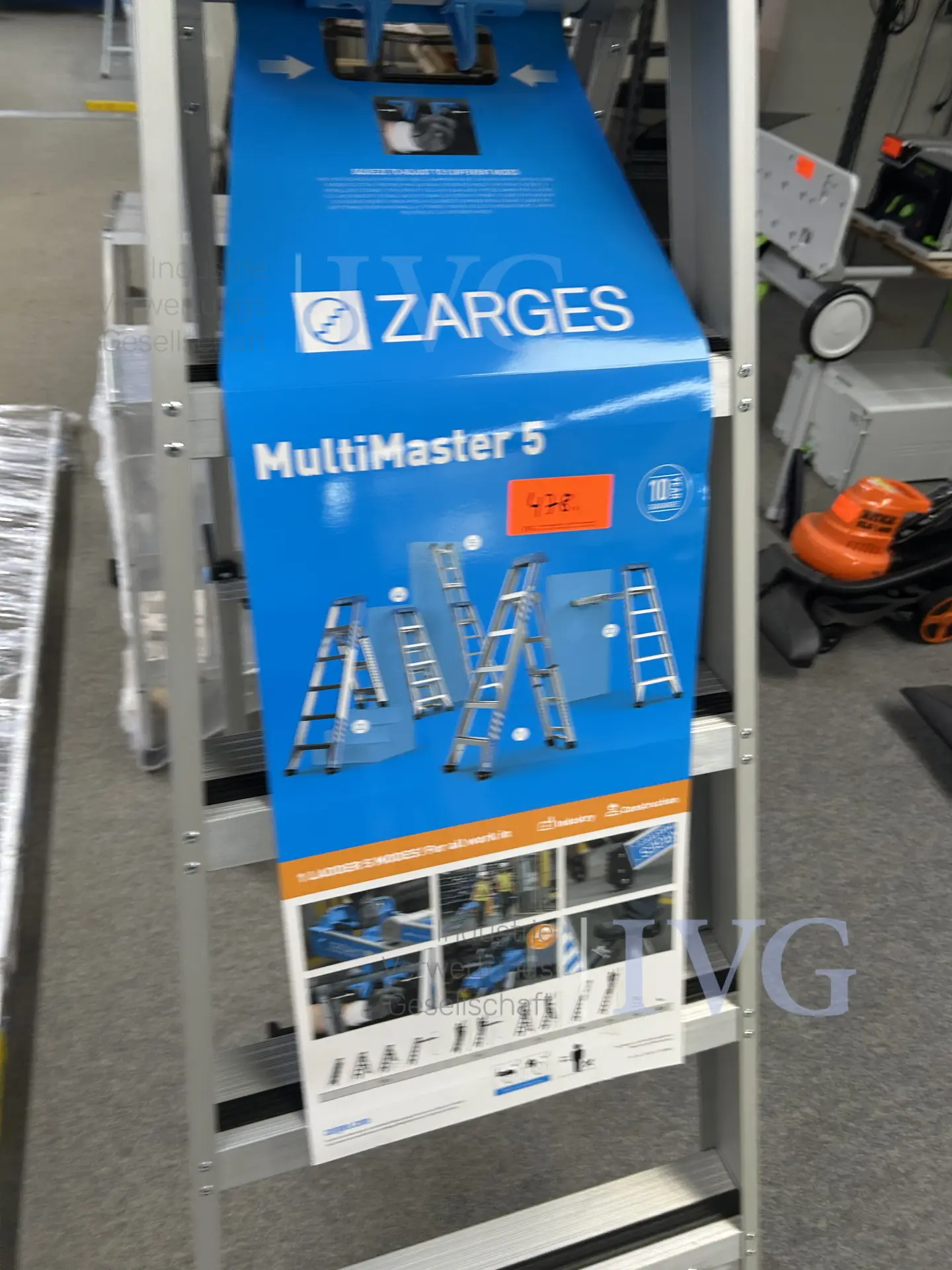 Alu-Stehleiter ZARGES Multimaster 5 – foto 4 – kavel bij IVG, Bielefeld