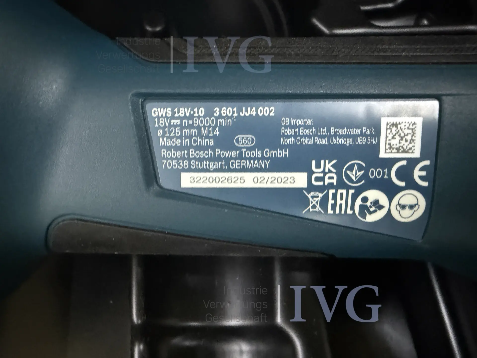 Akku-Winkelschleifer BOSCH GWS 18V-10 – foto 8 – kavel bij IVG, Bielefeld