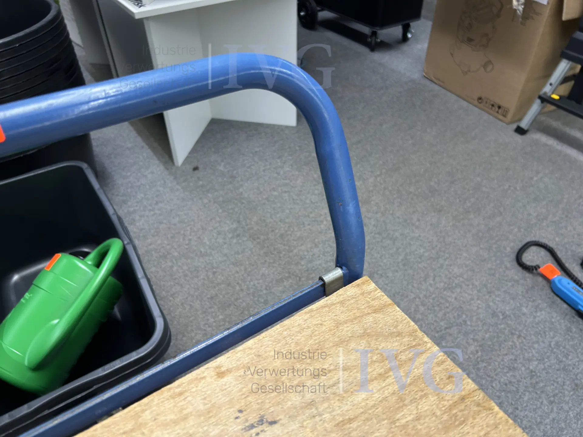 Transportwagen (blauw) – foto 3 – kavel bij IVG, Bielefeld