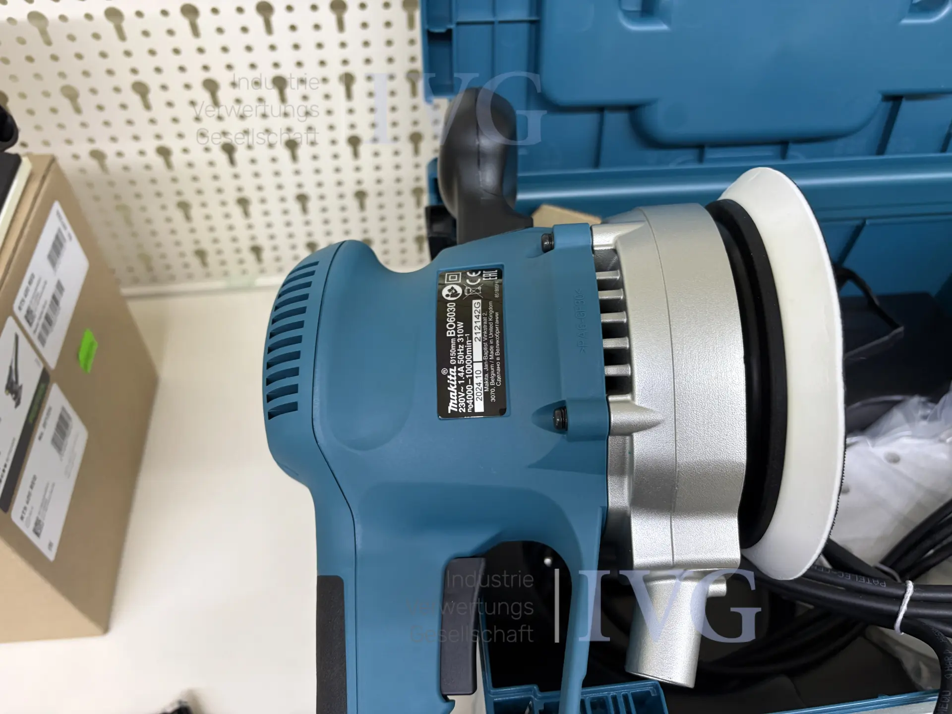 Exzenterschleifer MAKITA BO6030JX – foto 5 – kavel bij IVG, Bielefeld