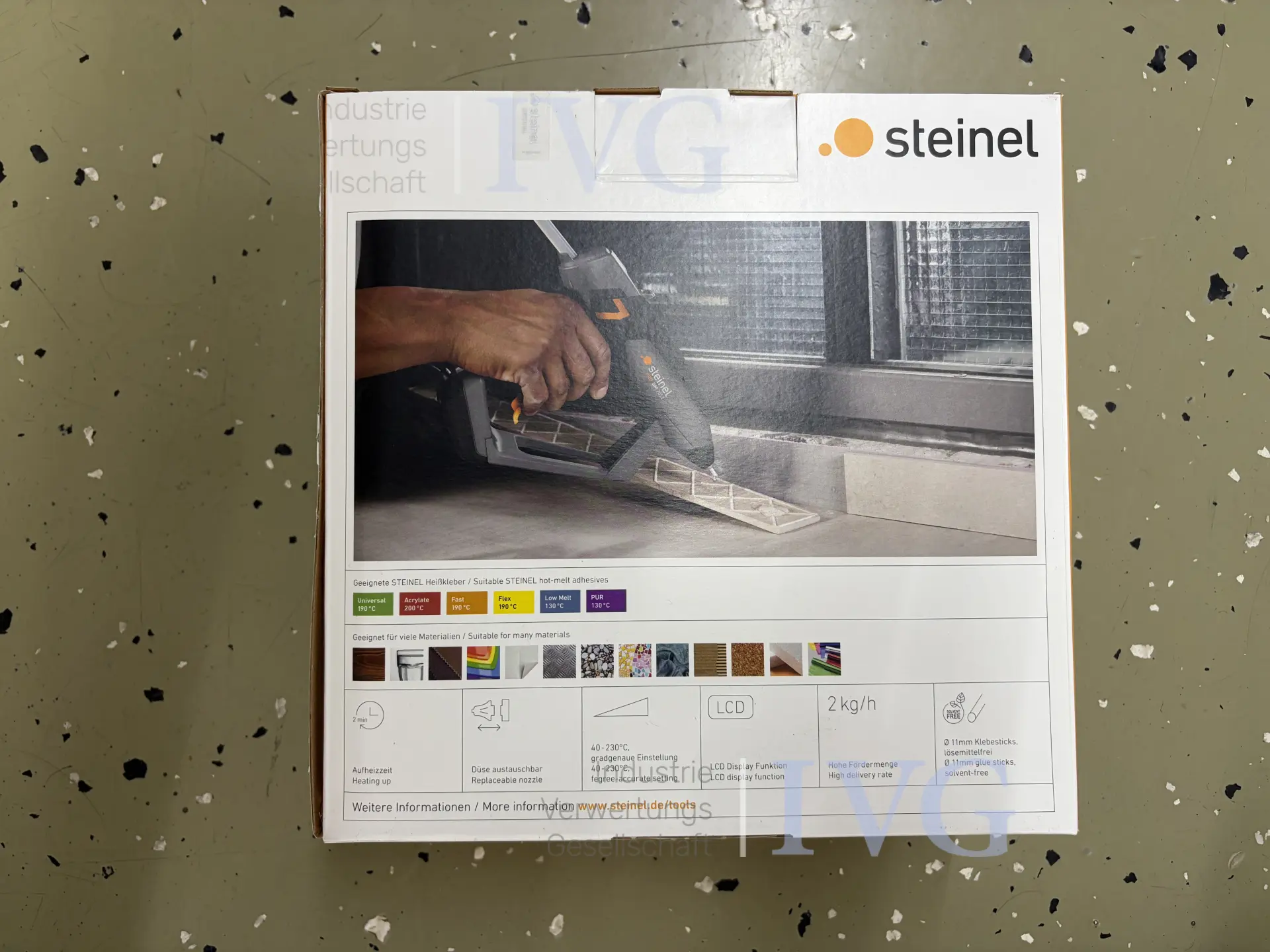 Heißklebepistole STEINEL Gluematic 7011 – foto 2 – kavel bij IVG, Bielefeld