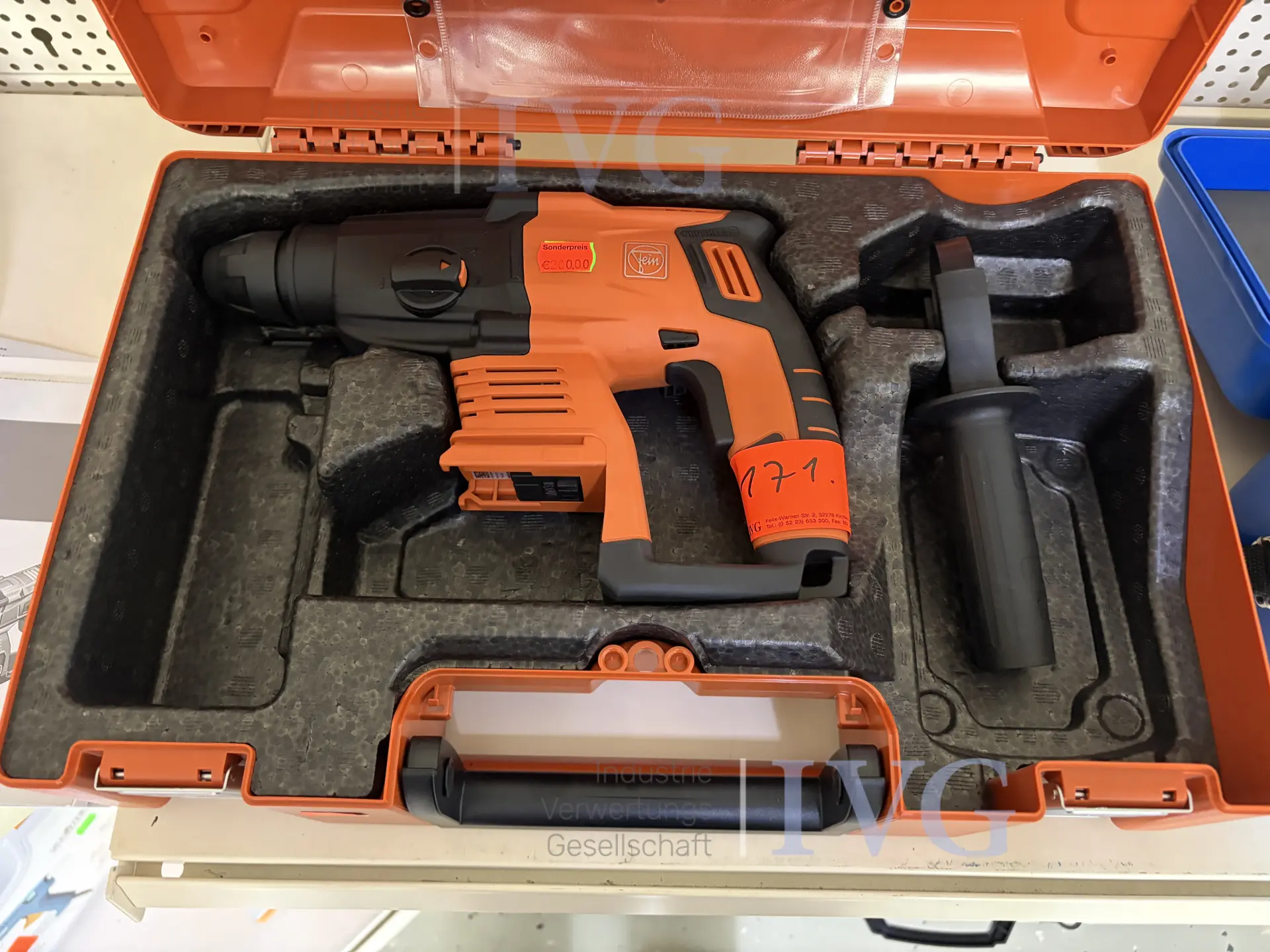 Akku-Schlagbohrmaschine FEIN ABH18 – foto 3 – kavel bij IVG, Bielefeld