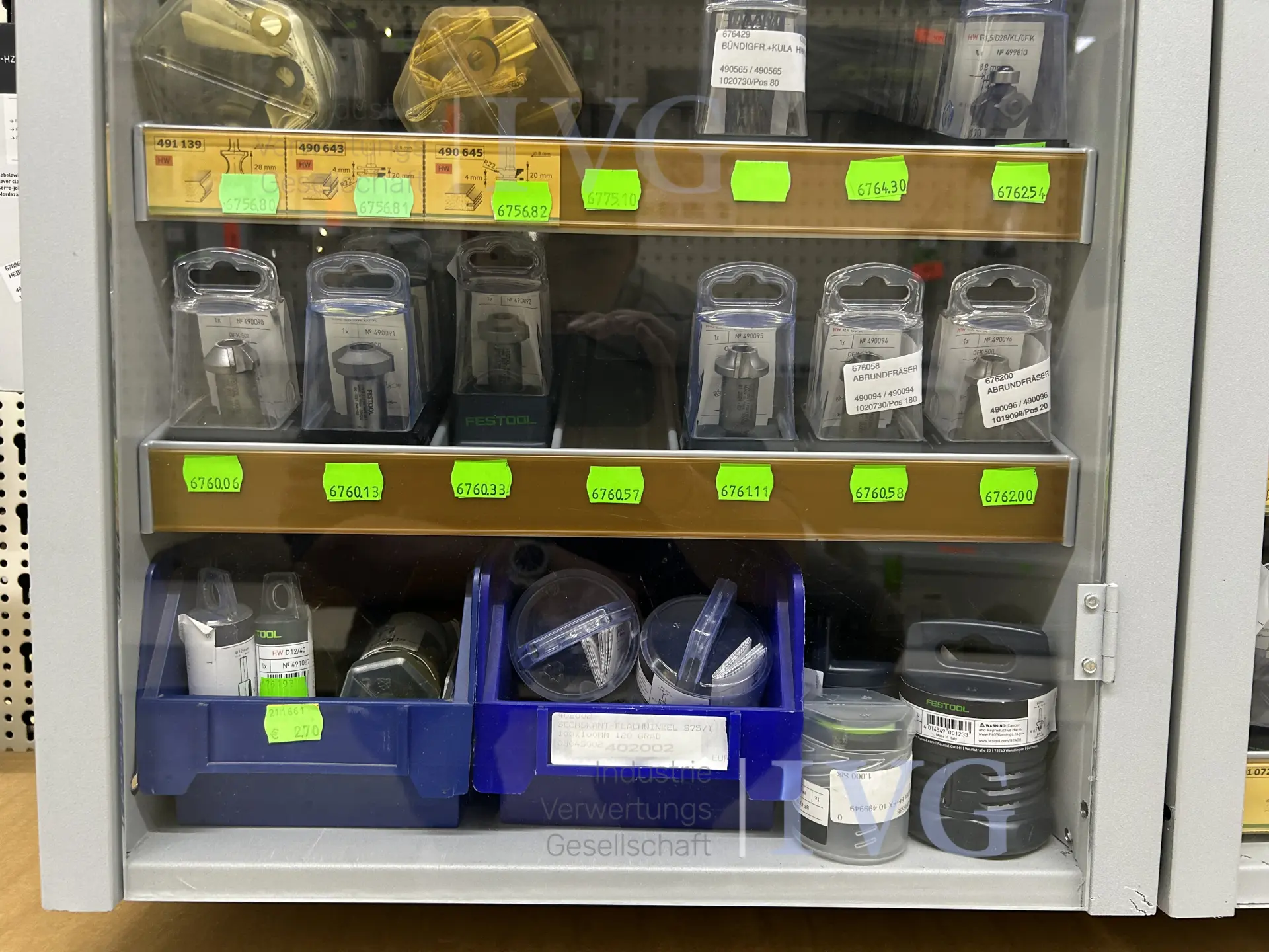 umfangreicher Bestand Fräswerkzeuge FESTOOL – foto 5 – kavel bij IVG, Bielefeld