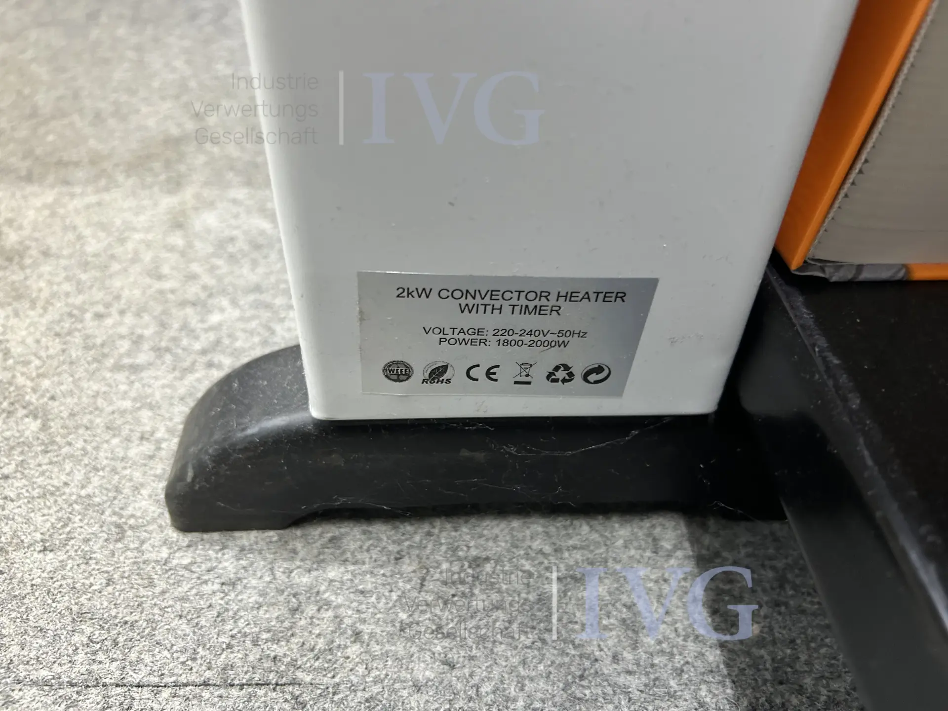 E-Heizstrahler (weiß) – foto 3 – kavel bij IVG, Bielefeld