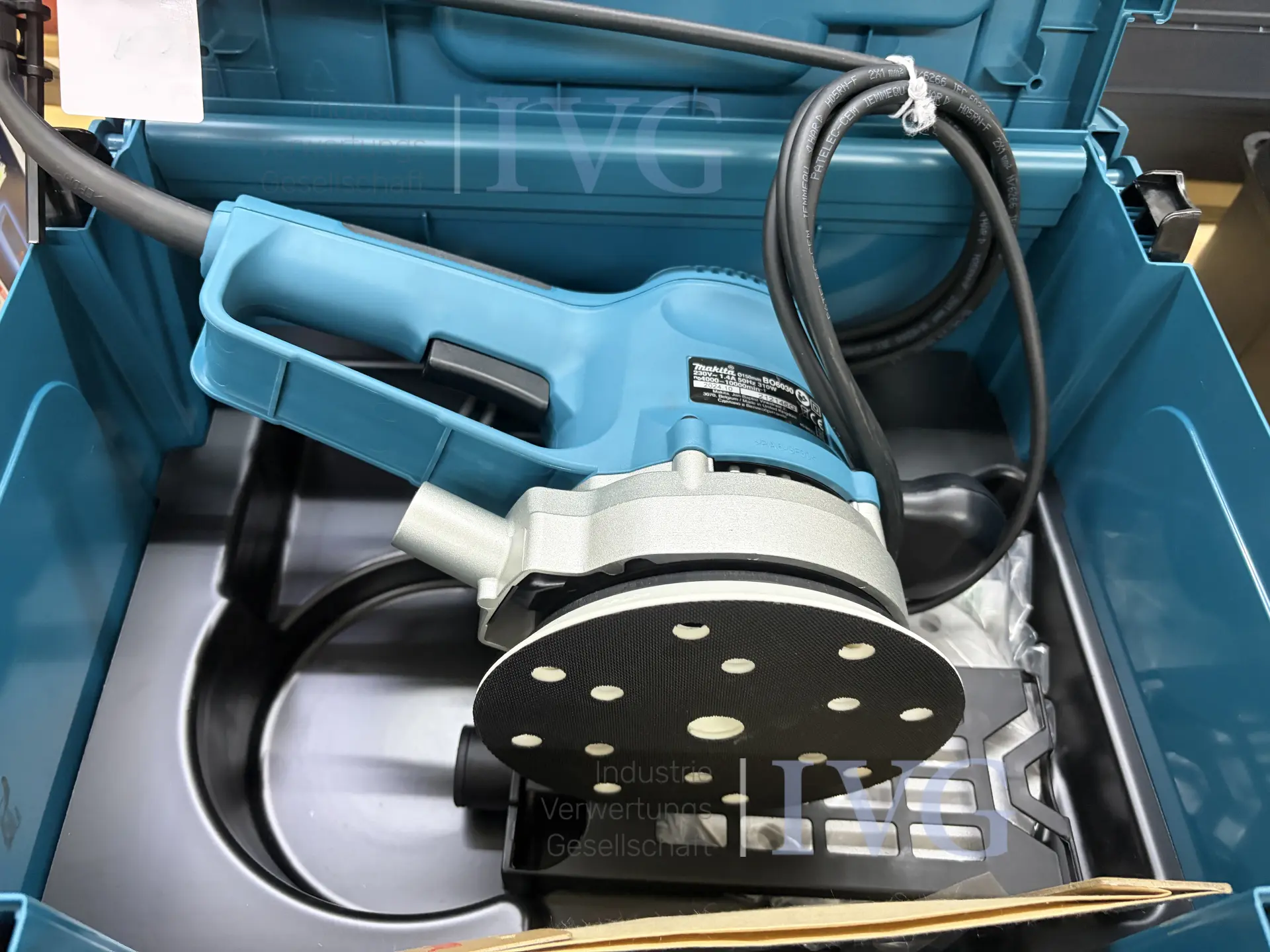 Exzenterschleifer MAKITA BO6030JX – foto 4 – kavel bij IVG, Bielefeld