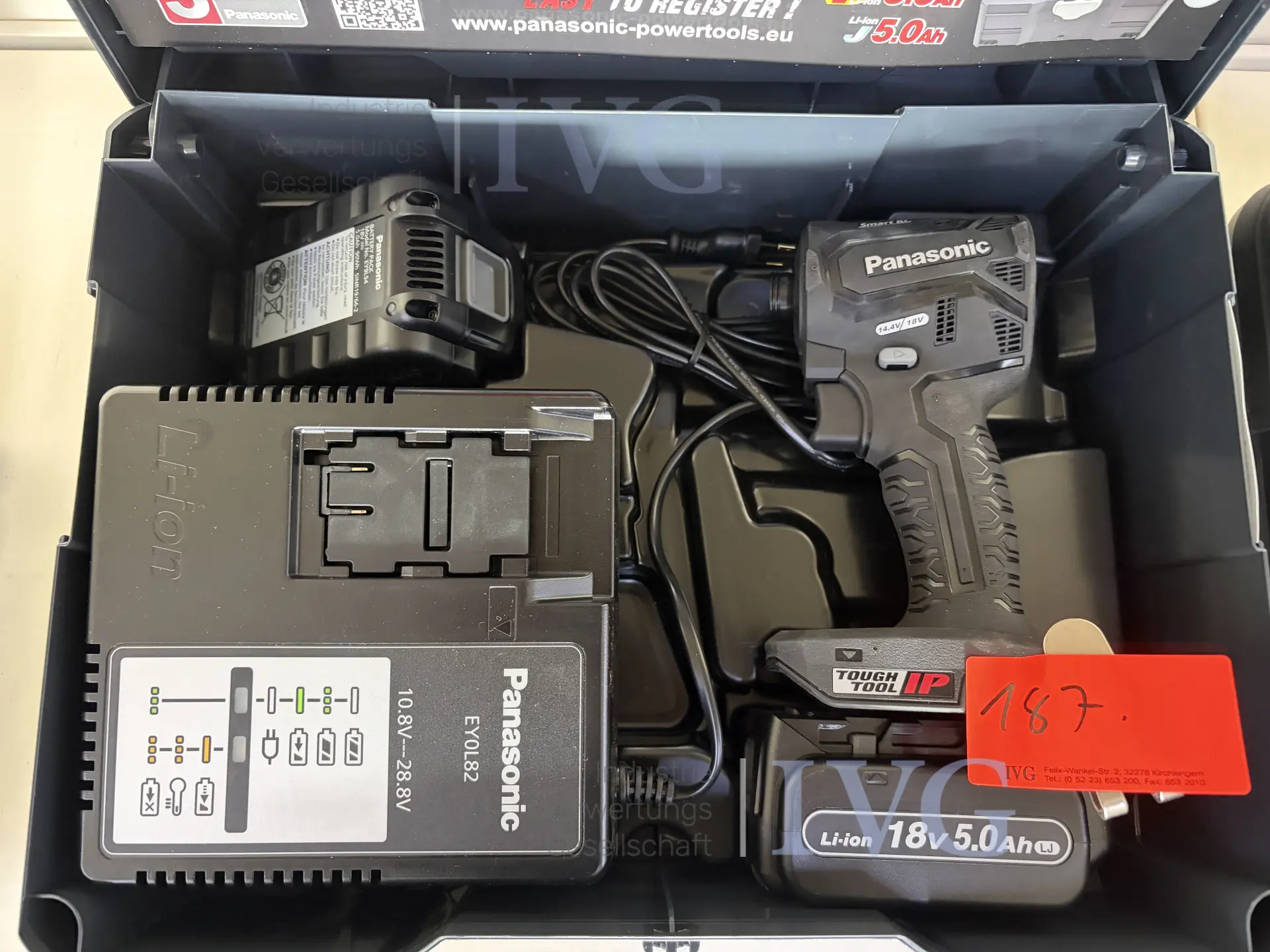 Akku-Schlagbohrmaschine PANASONIC EY1PD1 – foto 3 – kavel bij IVG, Bielefeld