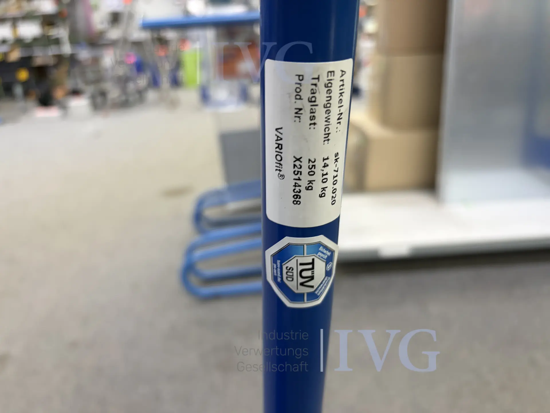 Sackkarre (blau) VARIOFIT – foto 3 – kavel bij IVG, Bielefeld