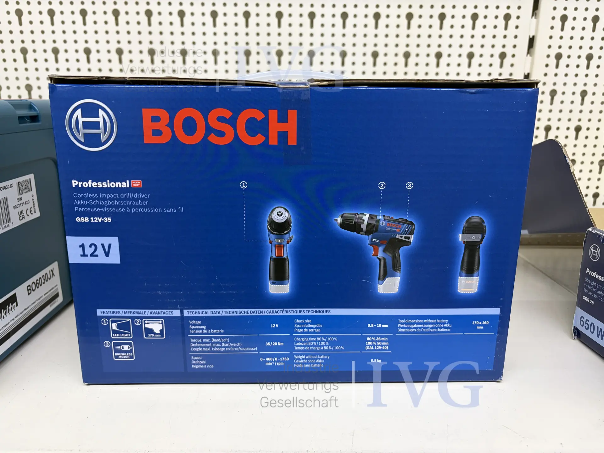 Akku-Schlagbohrschrauber BOSCH GSB 12V-35 – foto 6 – kavel bij IVG, Bielefeld