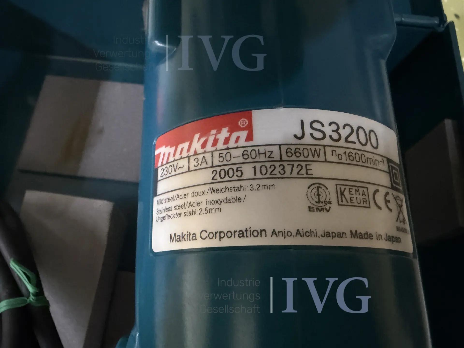 Blechschneider MAKITA JS3200 – foto 7 – kavel bij IVG, Bielefeld