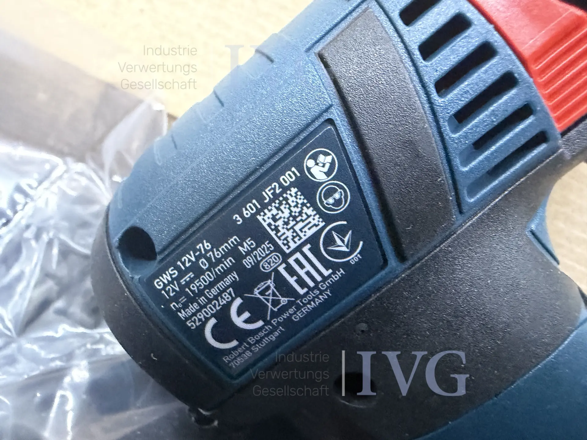 Akku-Winkelschleifer BOSCH GWS 12V-76 – foto 5 – kavel bij IVG, Bielefeld