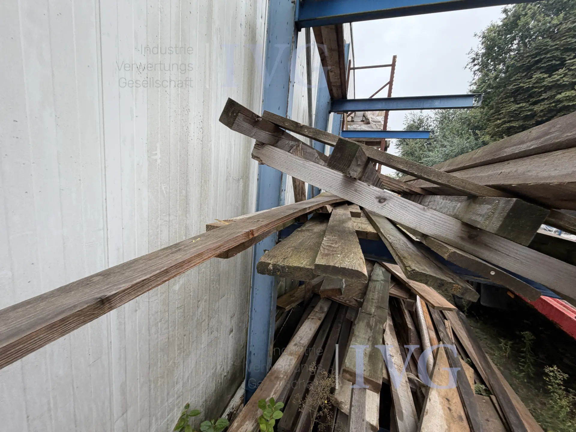Kragarmregal (blau) – foto 5 – kavel bij IVG, Twistringen
