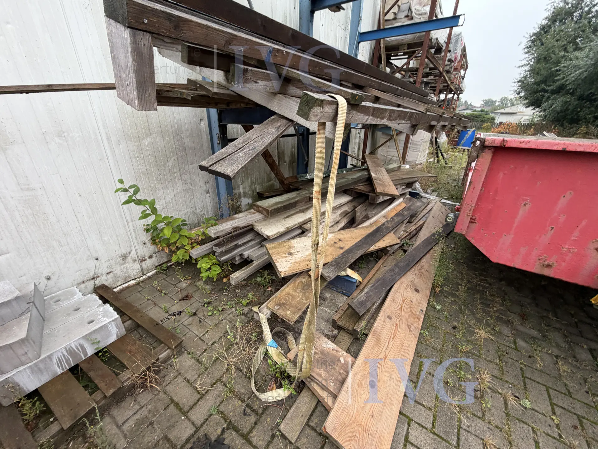 Kragarmregal (blau) – foto 2 – kavel bij IVG, Twistringen