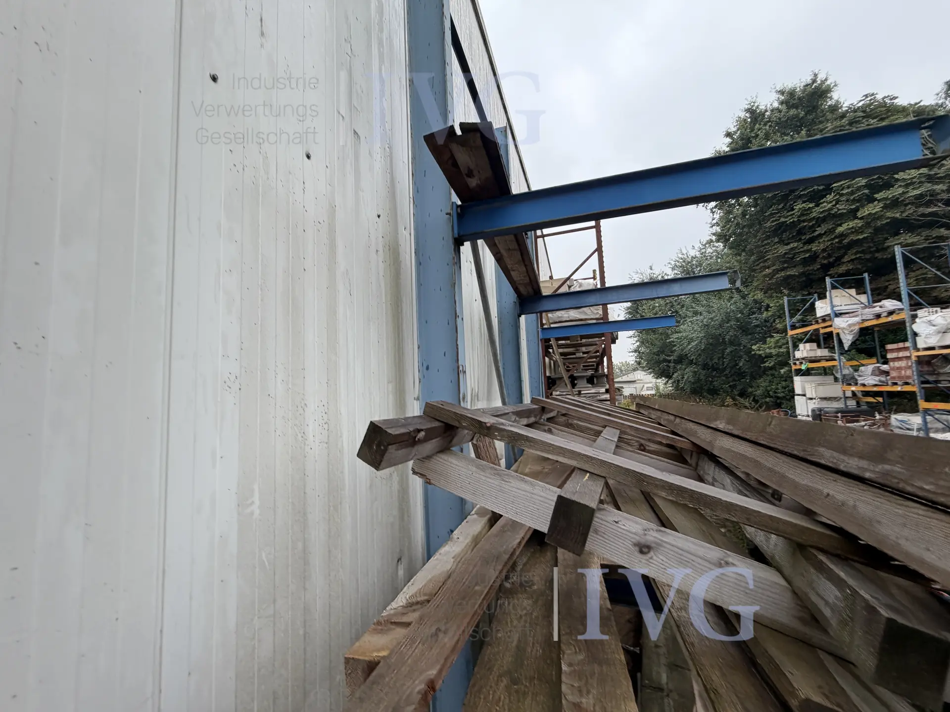 Kragarmregal (blau) – foto 6 – kavel bij IVG, Twistringen