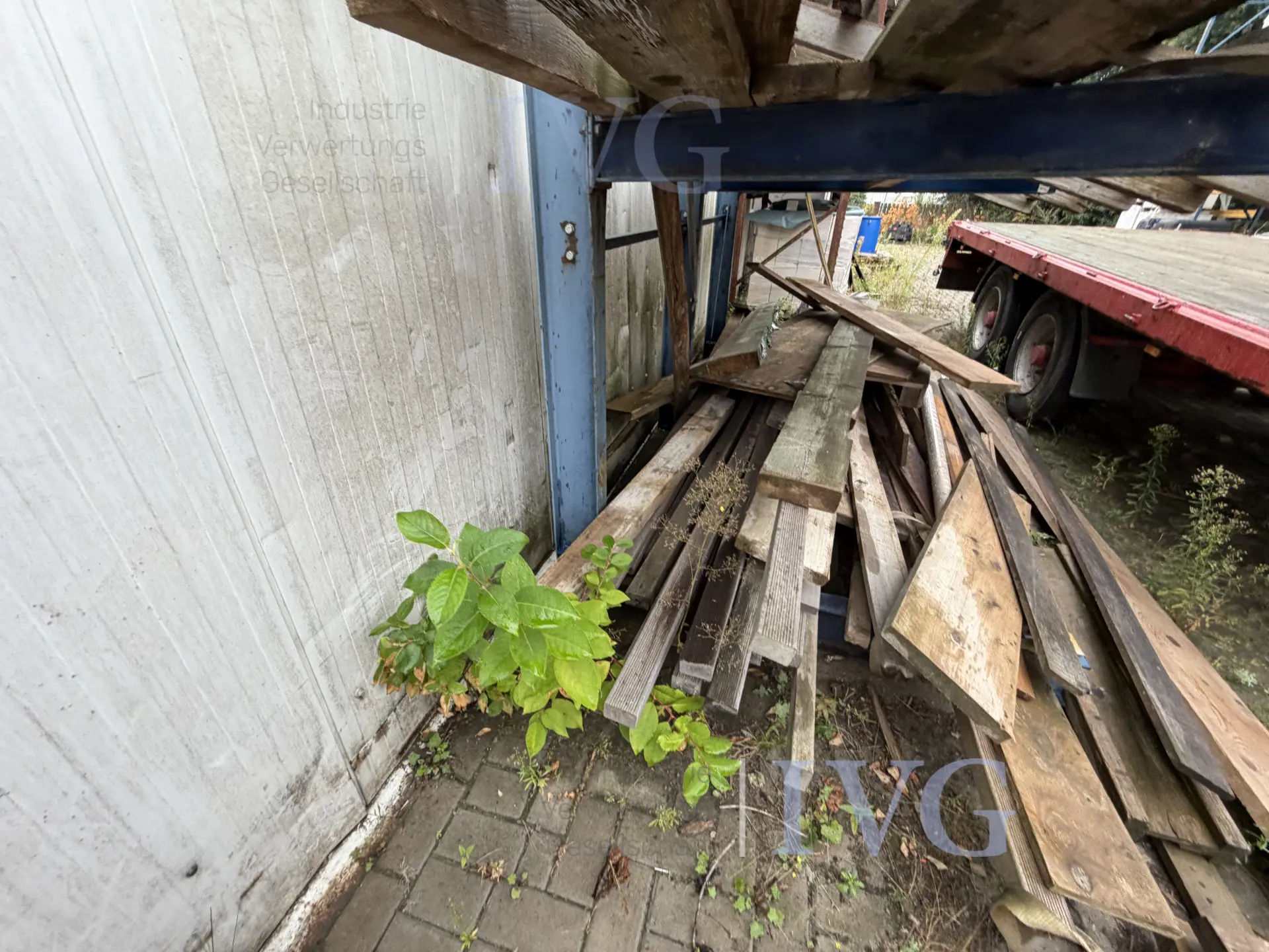 Kragarmregal (blau) – foto 4 – kavel bij IVG, Twistringen