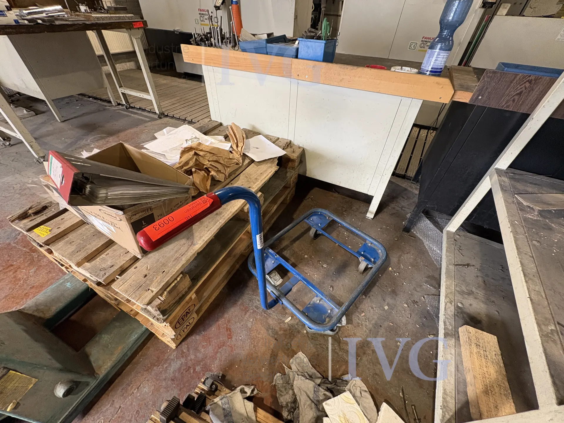 Plattformwagen (blau) – foto 2 – kavel bij IVG, Halle