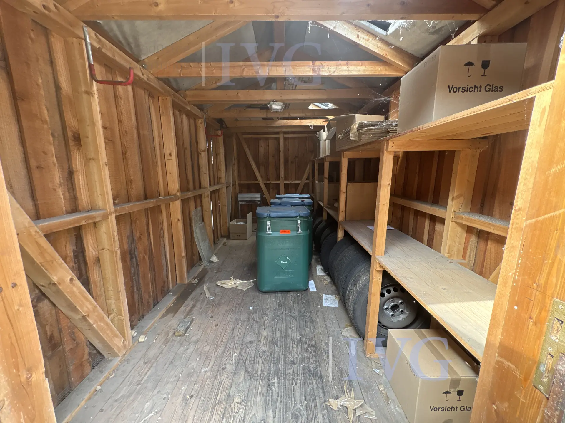 Holz-Anhängergarage mit Abstellraum – foto 8 – kavel bij IVG, Halle