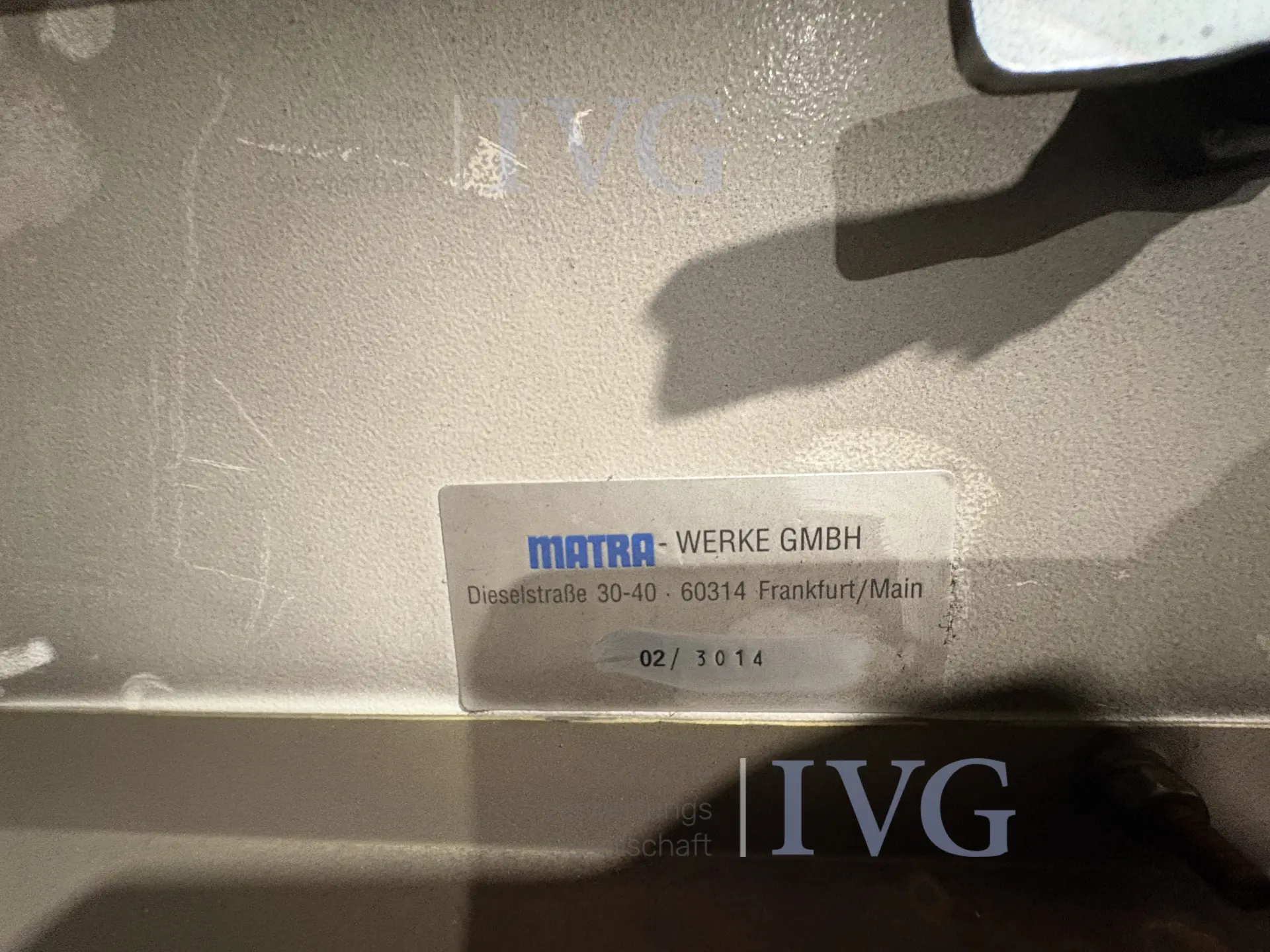 Senkerodiermaschine MATRA EDM6040 – foto 9 – kavel bij IVG, Halle