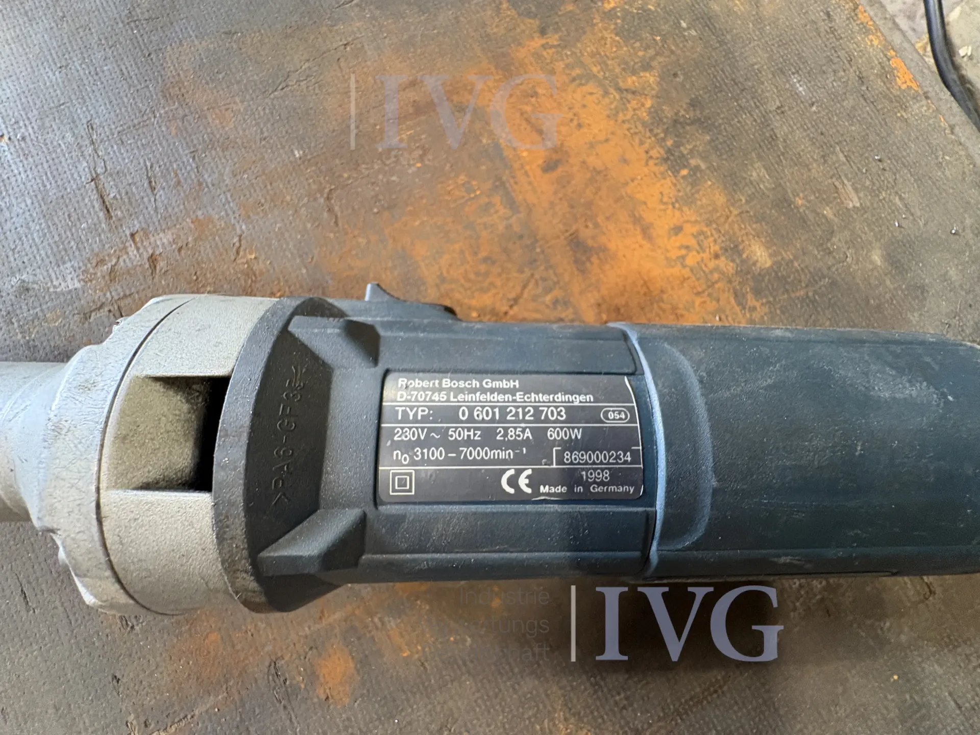 Geradschleifer BOSCH GGS7C – foto 2 – kavel bij IVG, Halle