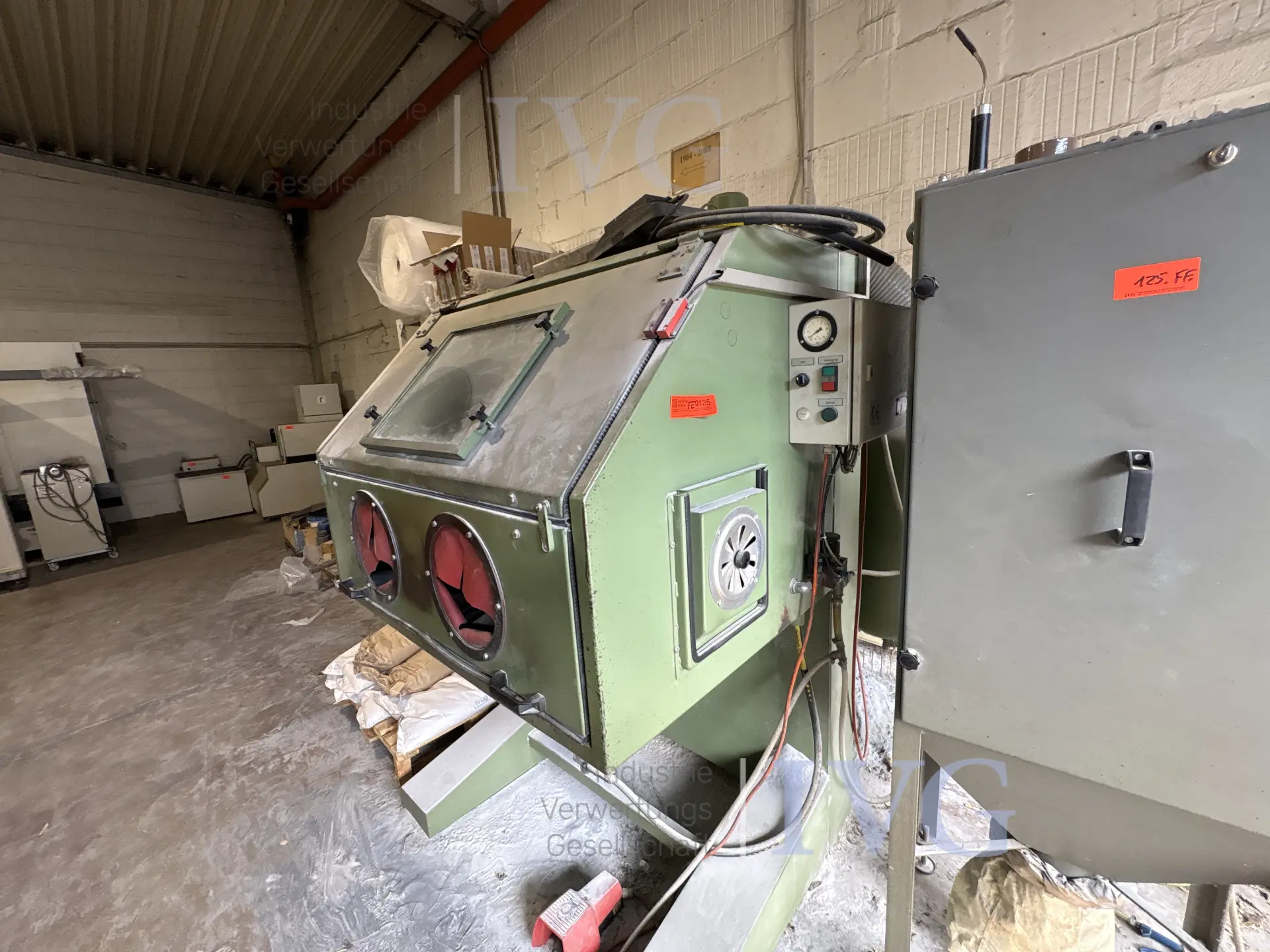 Sandstrahlkabine GLÄSNER Minimatic – foto 2 – kavel bij IVG, Halle
